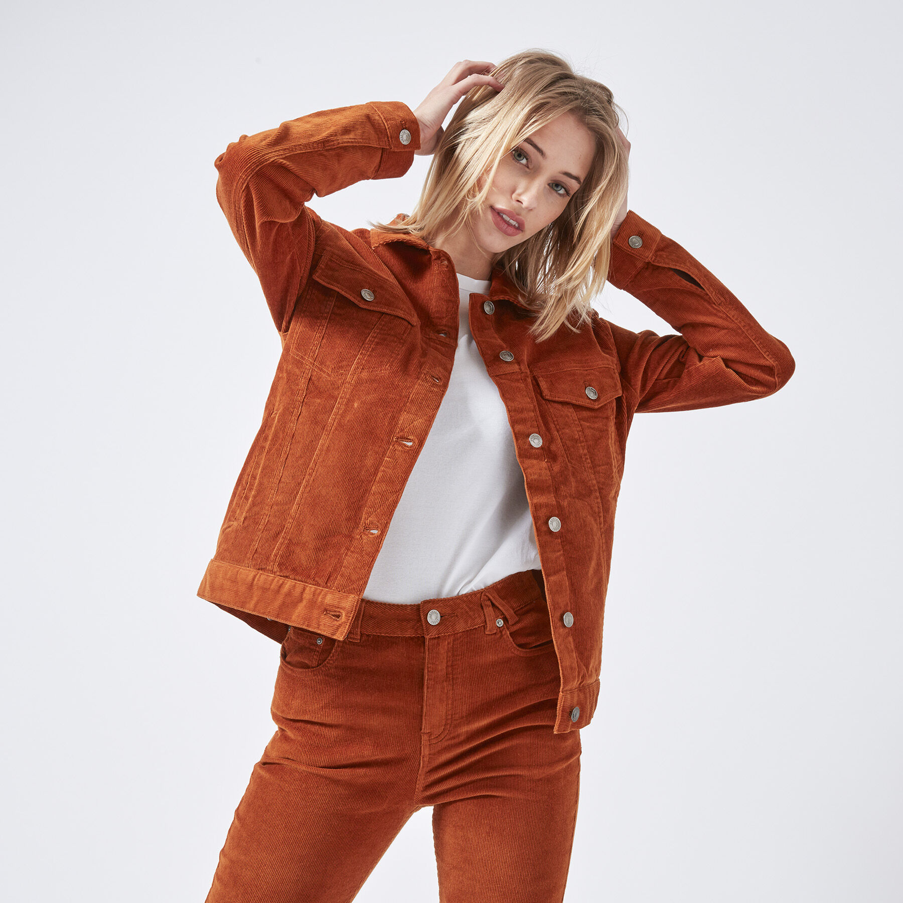 bruine blazer dames