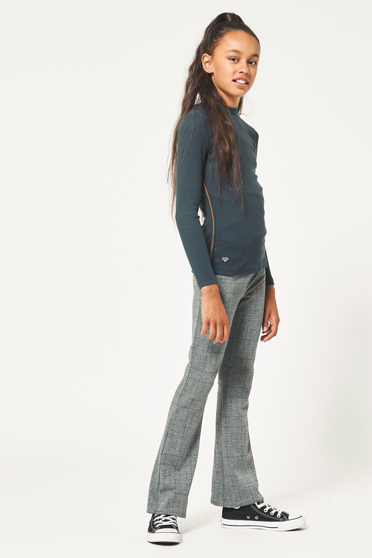 Flared pants Coco Check Jr image number 0