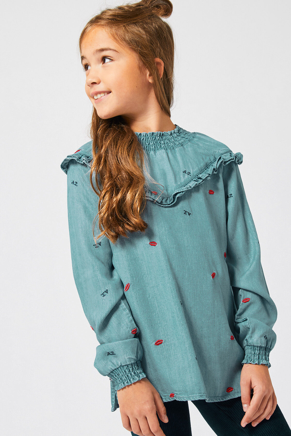 Blouse collar Bowdy denim Jr. image number 0