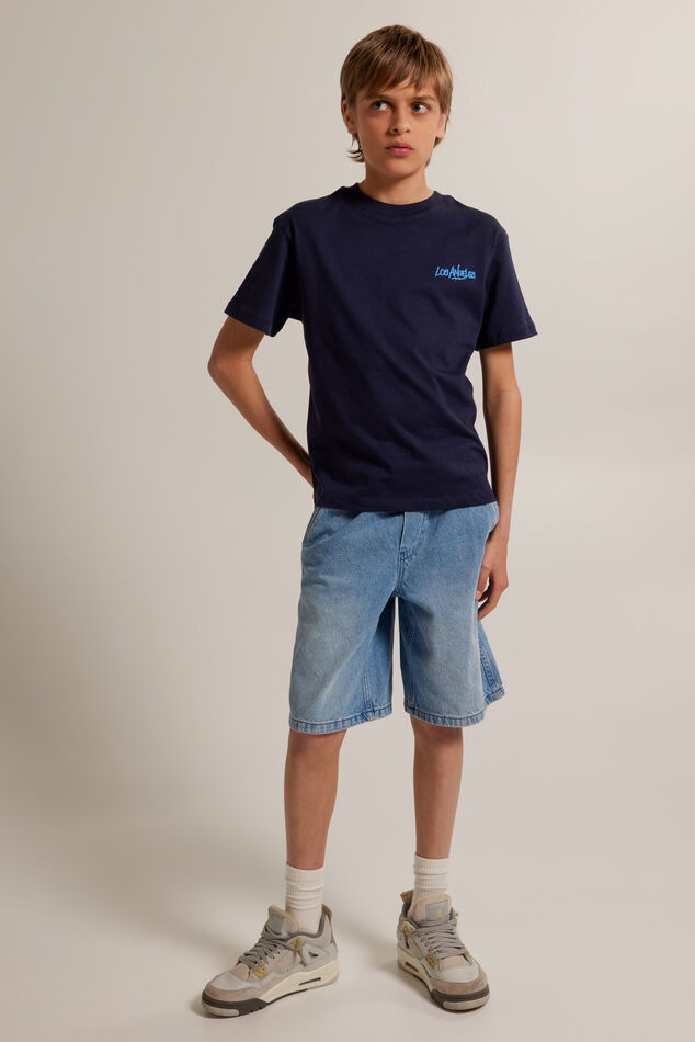 Denim short Nero JR image number 0