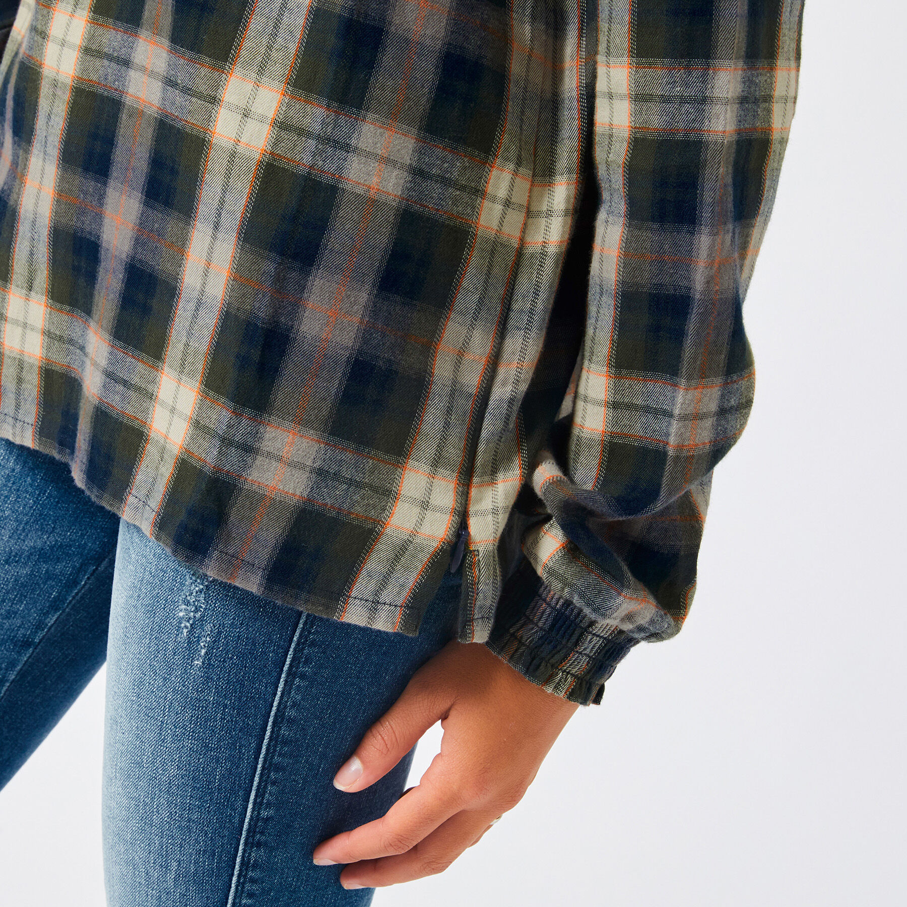 Blouse Bowdy check Jr.