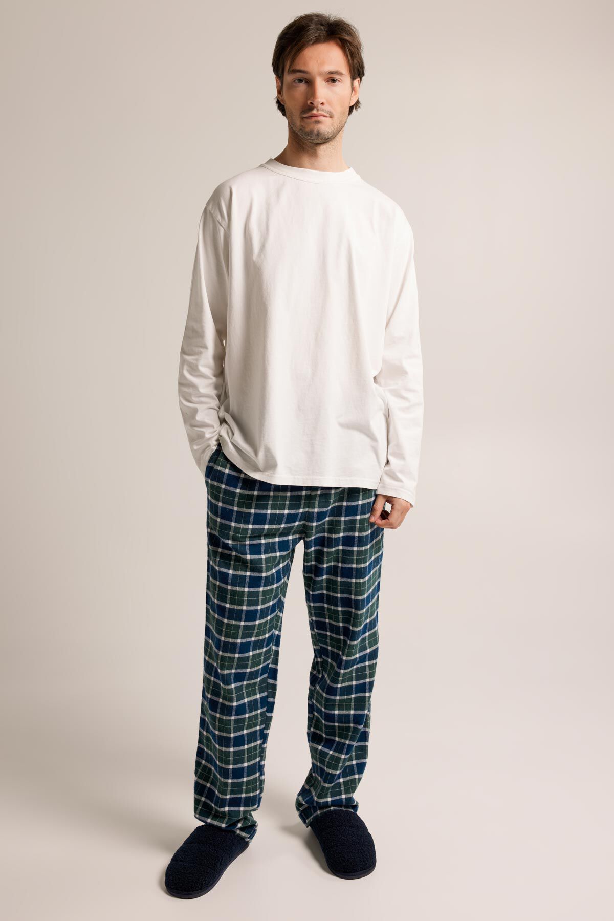 Pantalon de pyjama Nathan Bottom image number 1