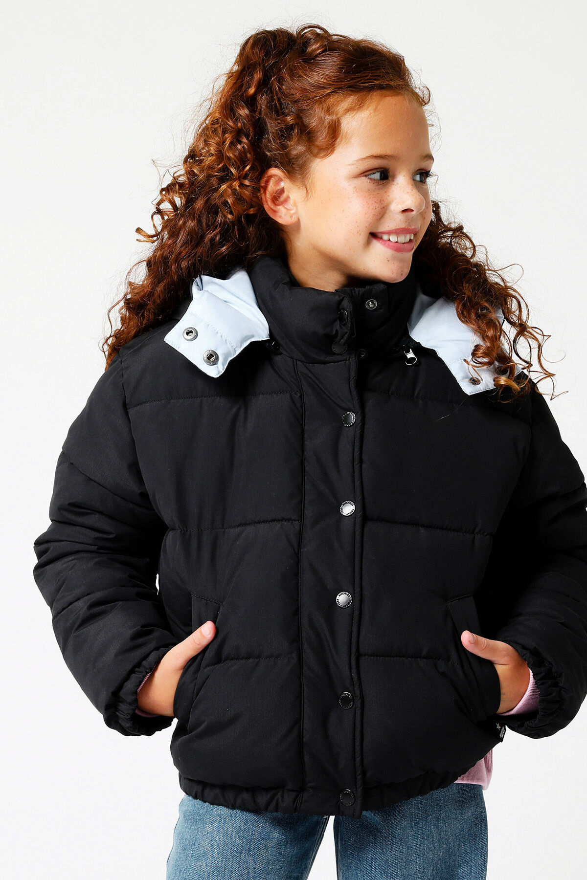 Girls Padded jacket Black America Today