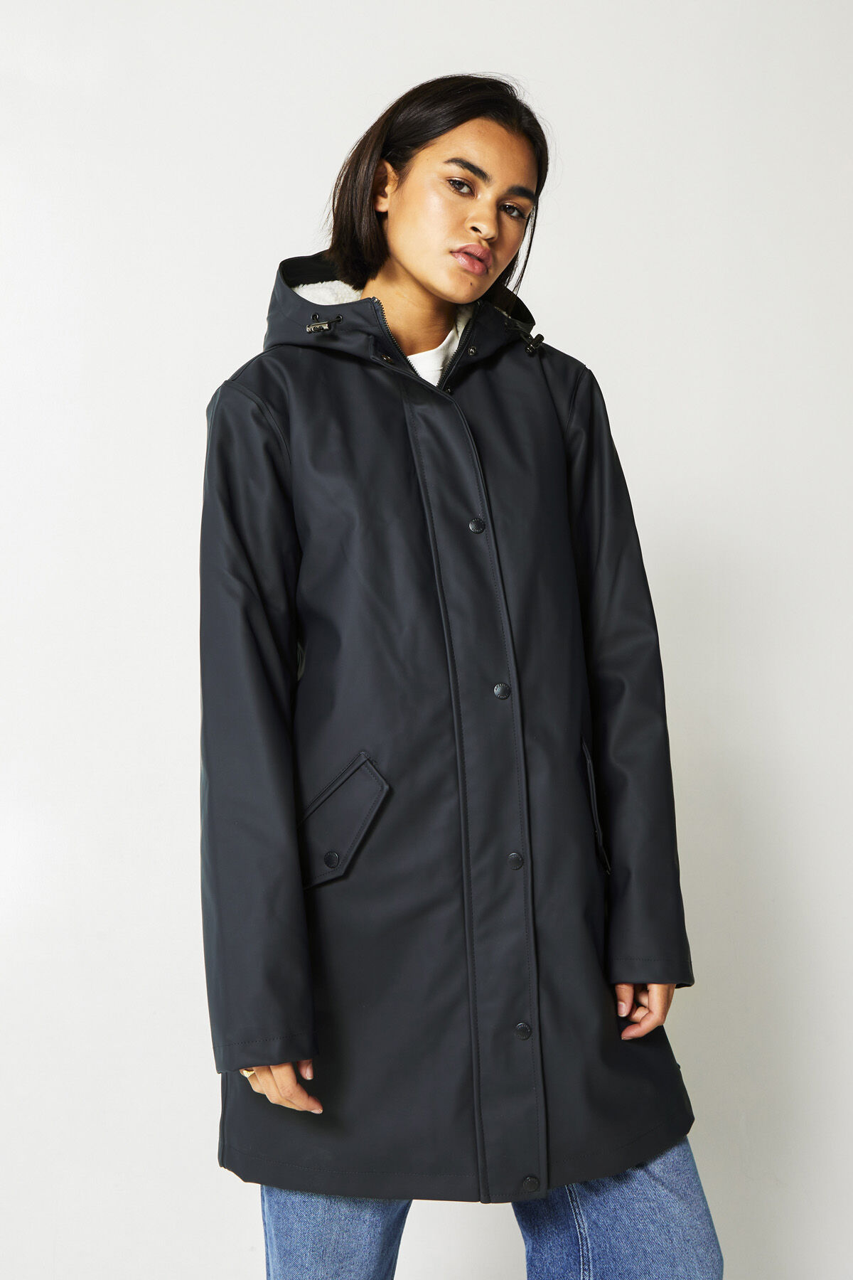 America today sales regenjas zwart dames