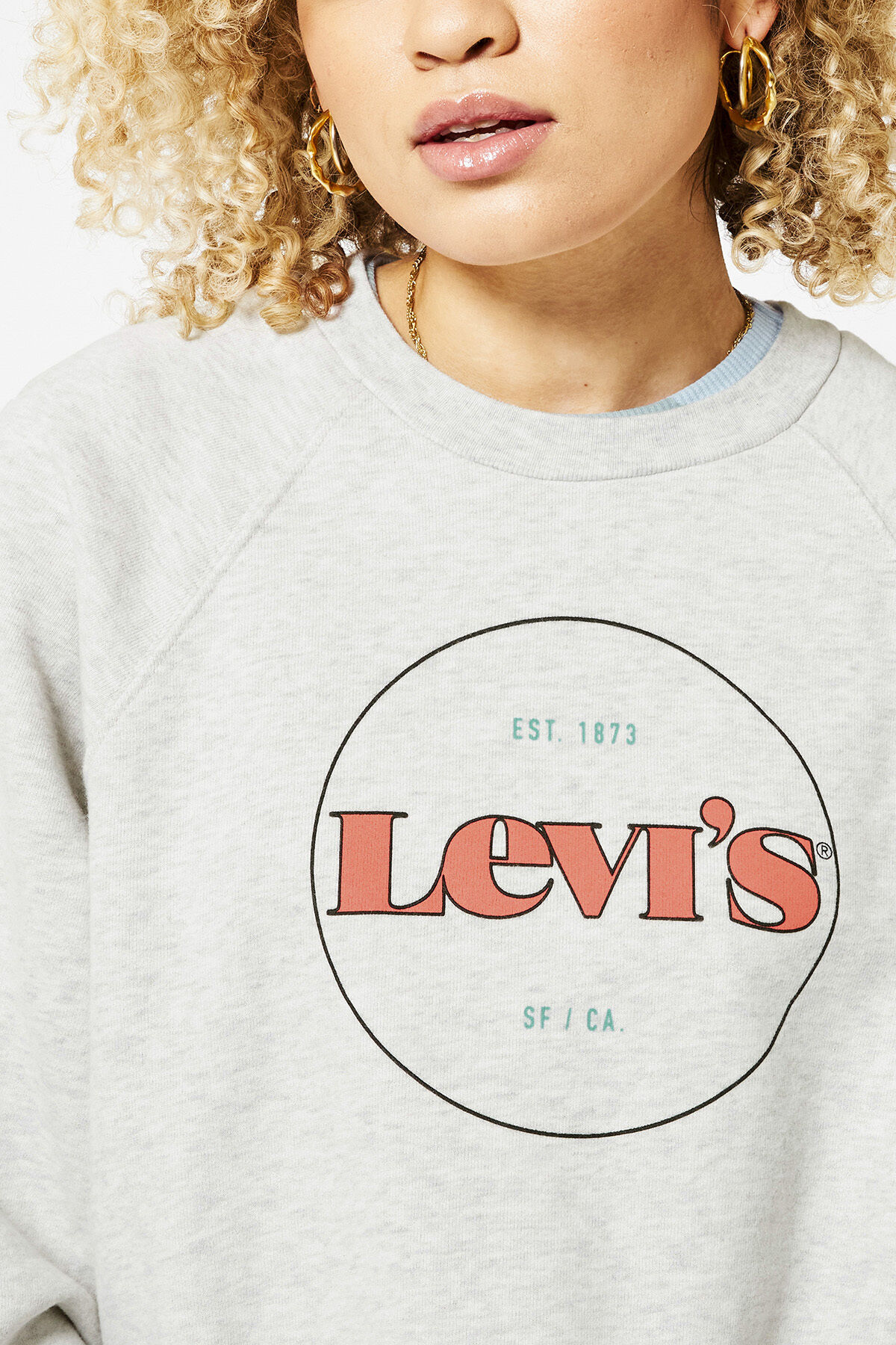 Sweater Vintage raglan crew image number 3