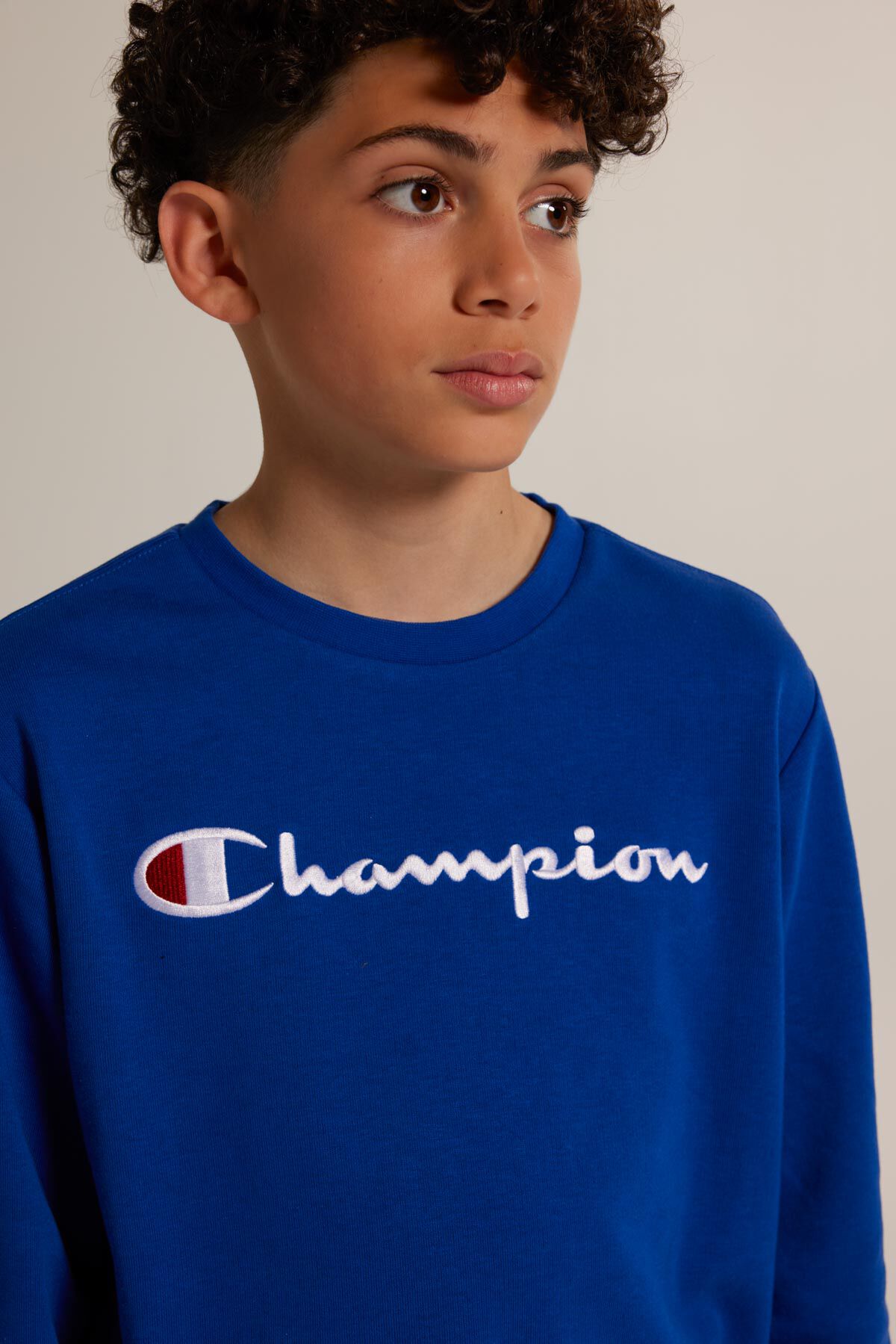 Boys Champion Crewneck sweatshirt Kobalt