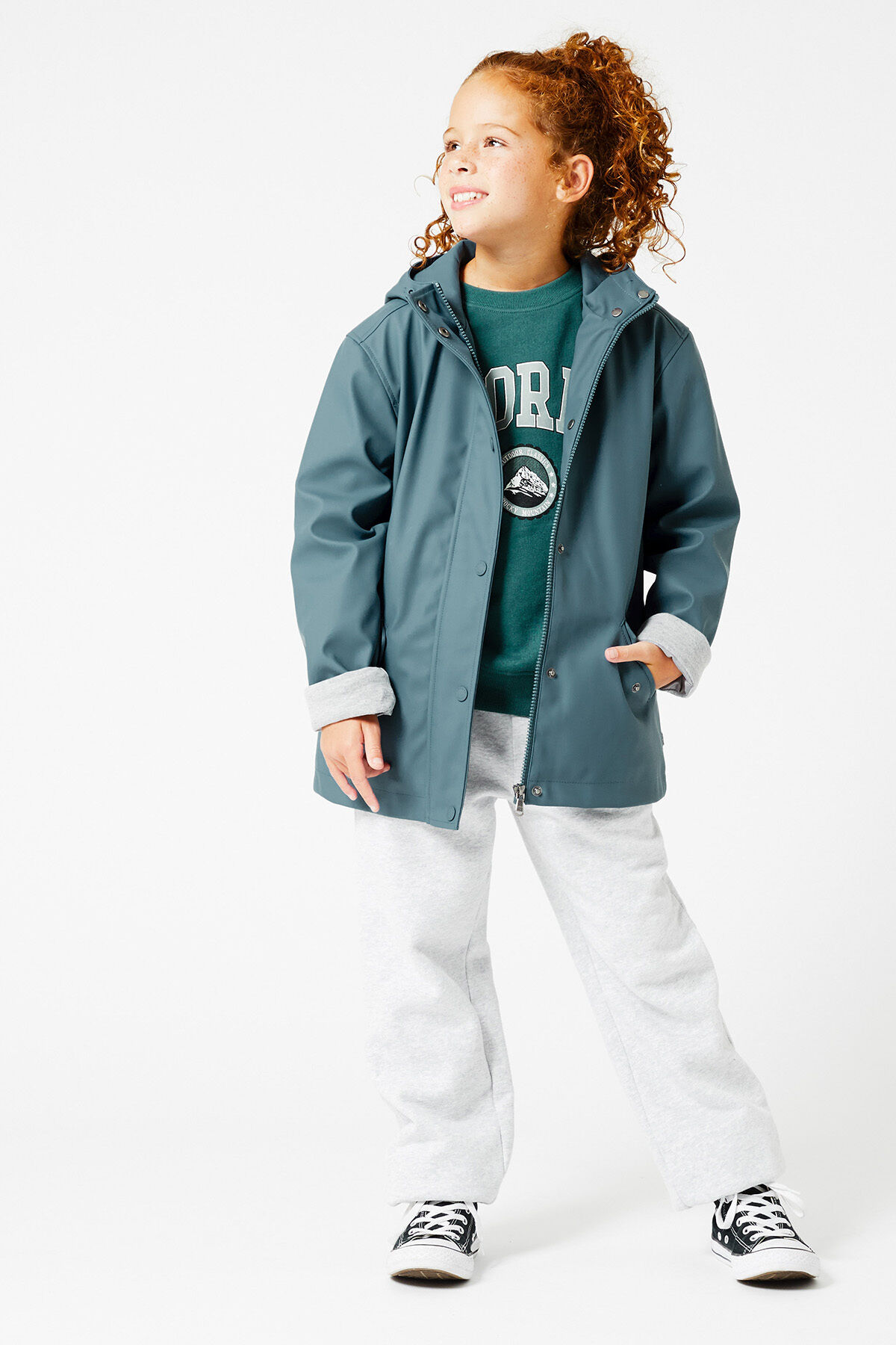Girls rain jacket sale new arrivals