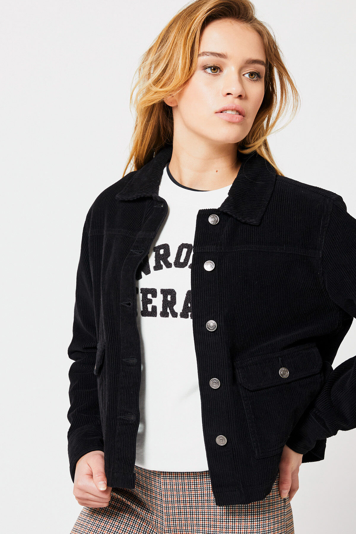 Trucker jacket Haya Cord image number 0