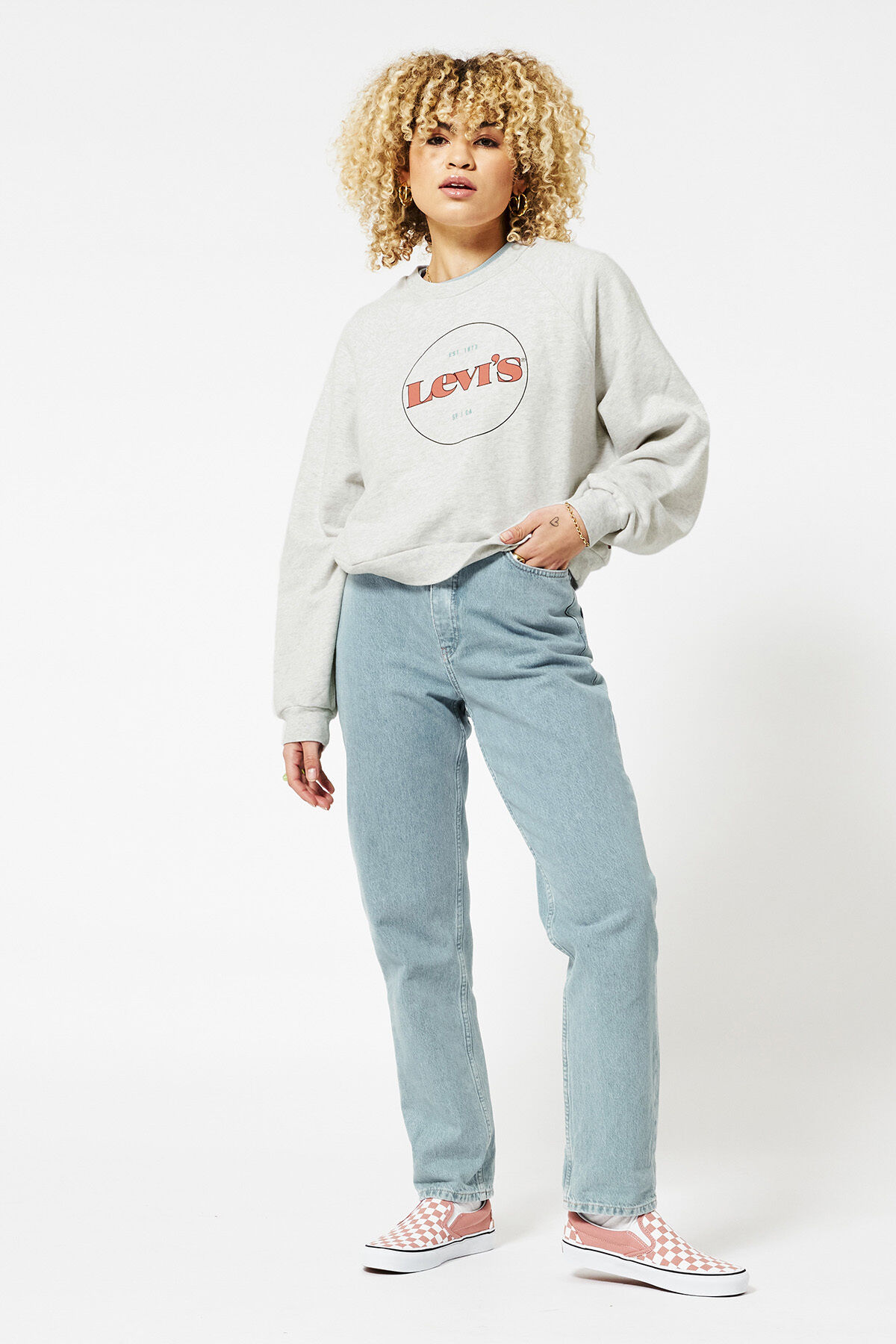 Sweater Vintage raglan crew image number 1