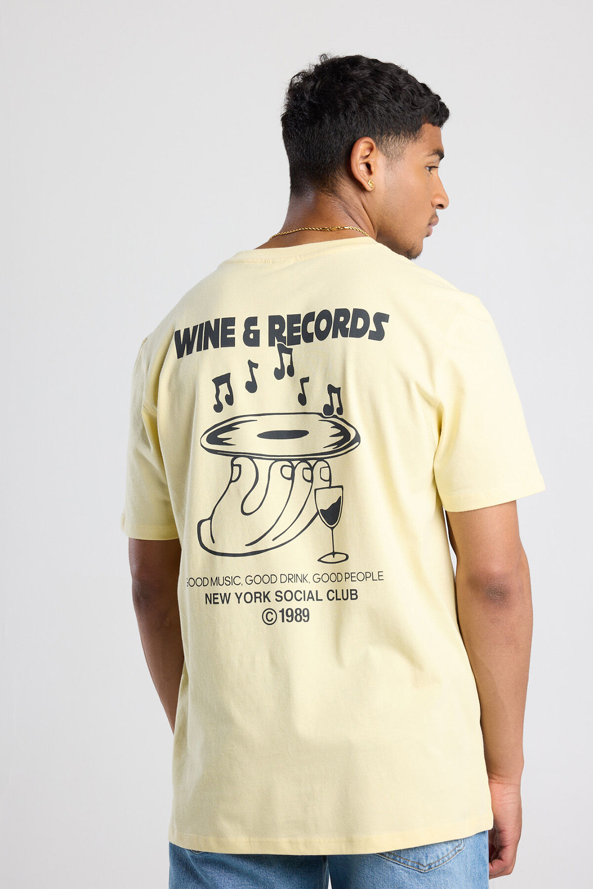 Men T-shirt Etienne Z Light yellow | America Today