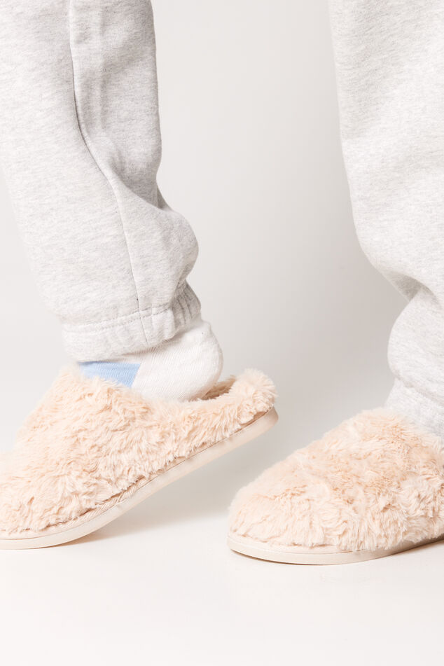 Chaussons en maille Amora Fake Fur image number 0