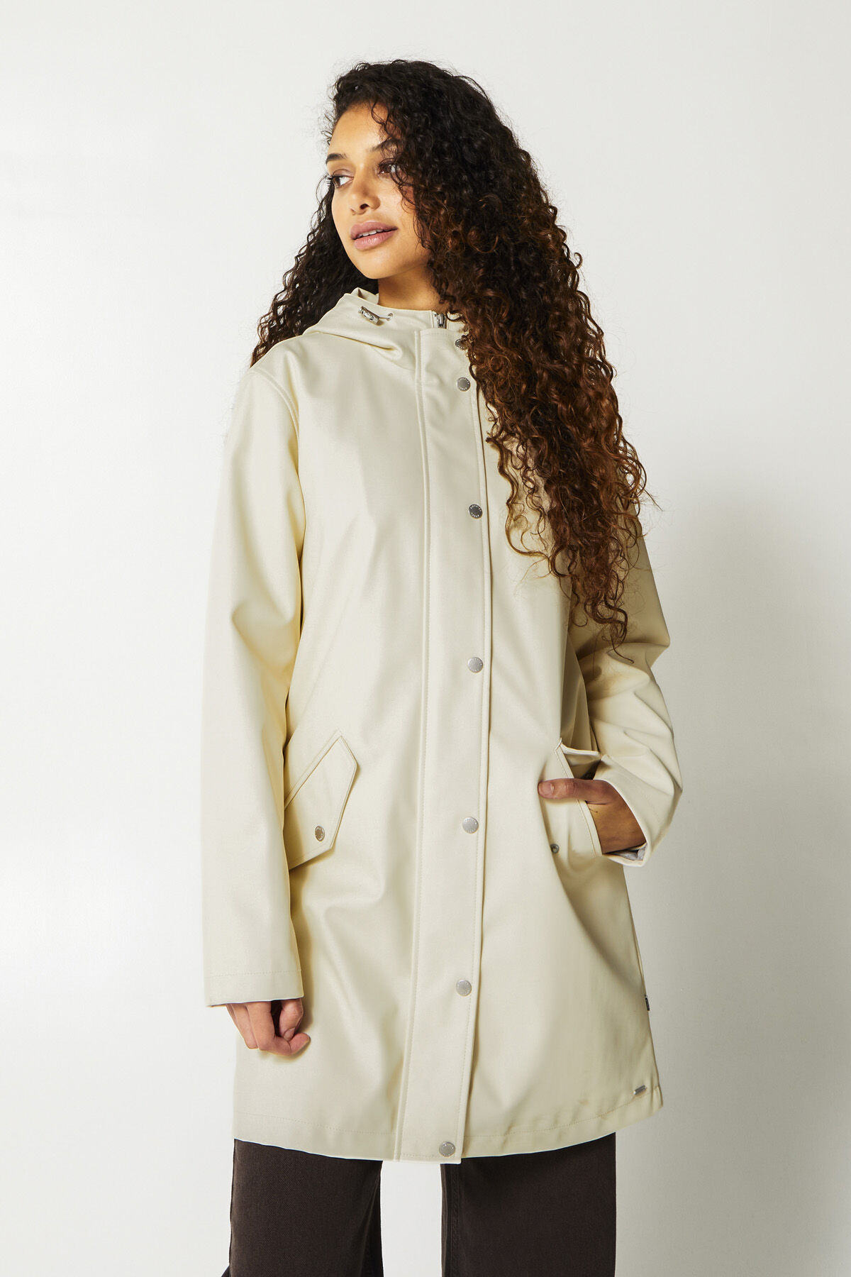 Ivory raincoat online