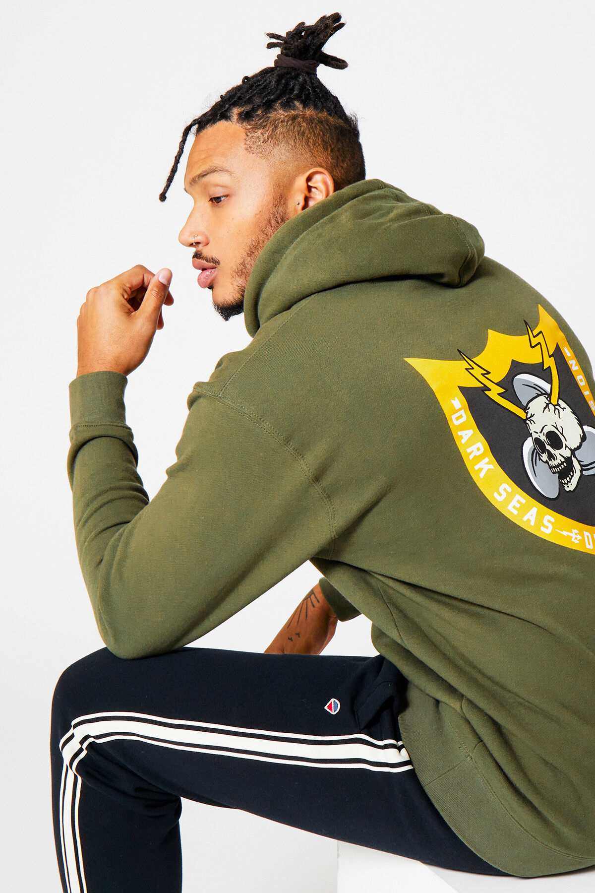 Hoodie SUBMARINE PULLOVER FLEECE image number 1