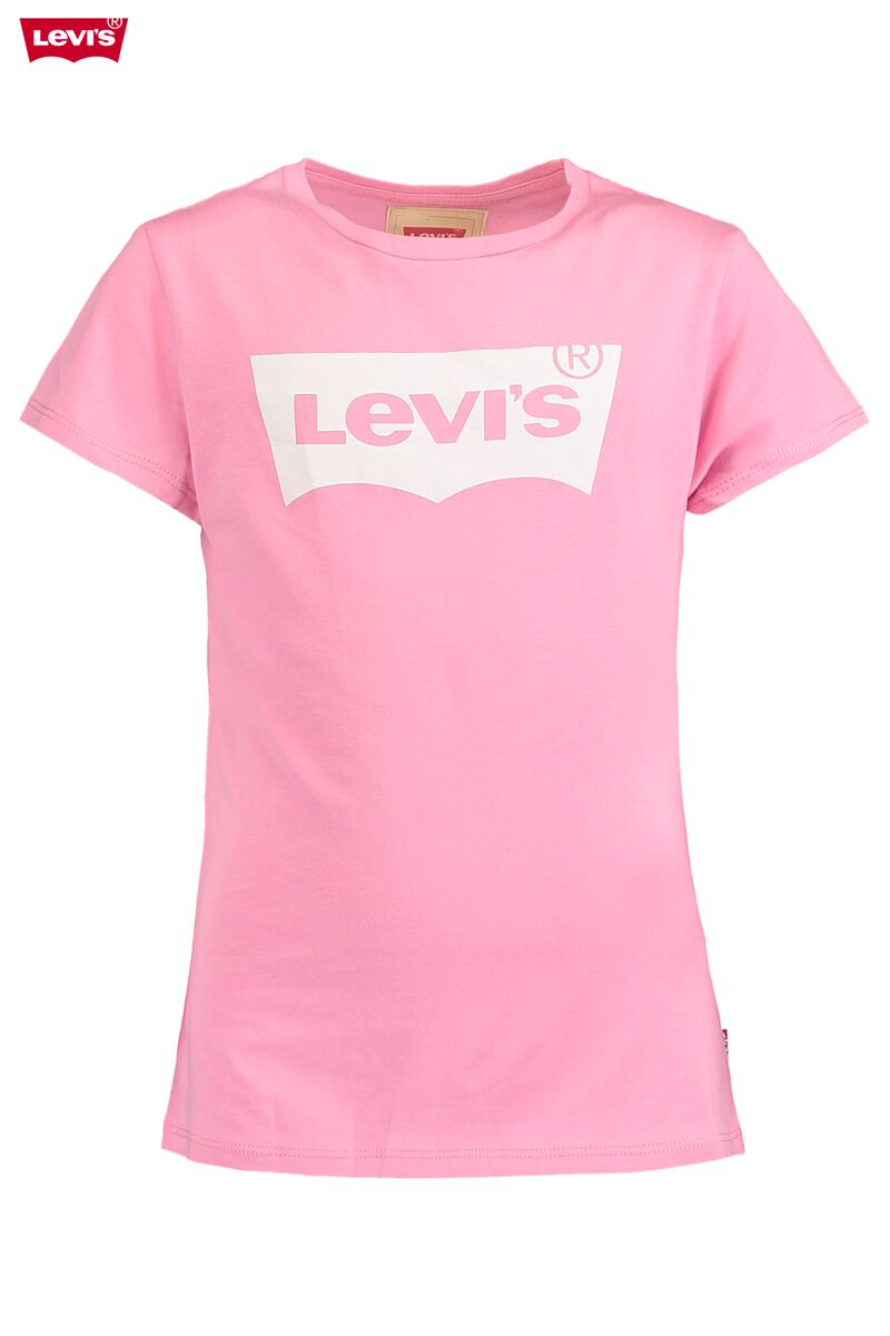 Verrast zijn fluctueren Verschrikking Meisjes T-shirt Levi's Mika Roze | America Today