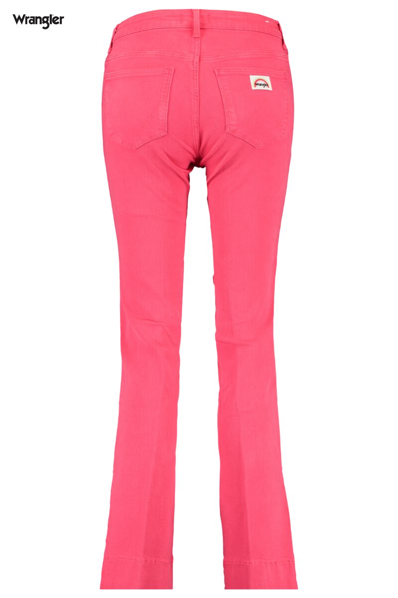 Women Flared jeans Wrangler colored Pink