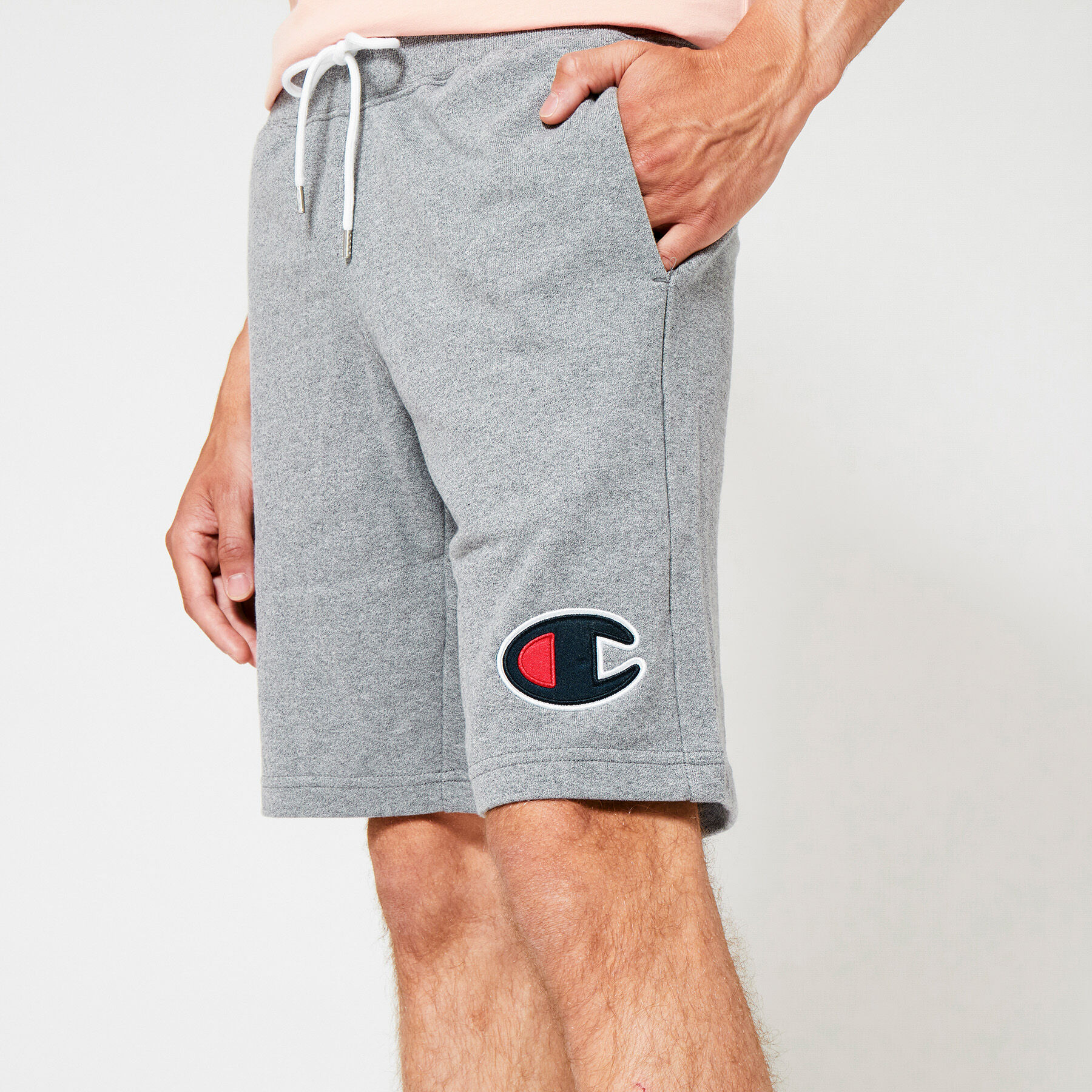 Men Champion Sweatshorts Grey Buy Online