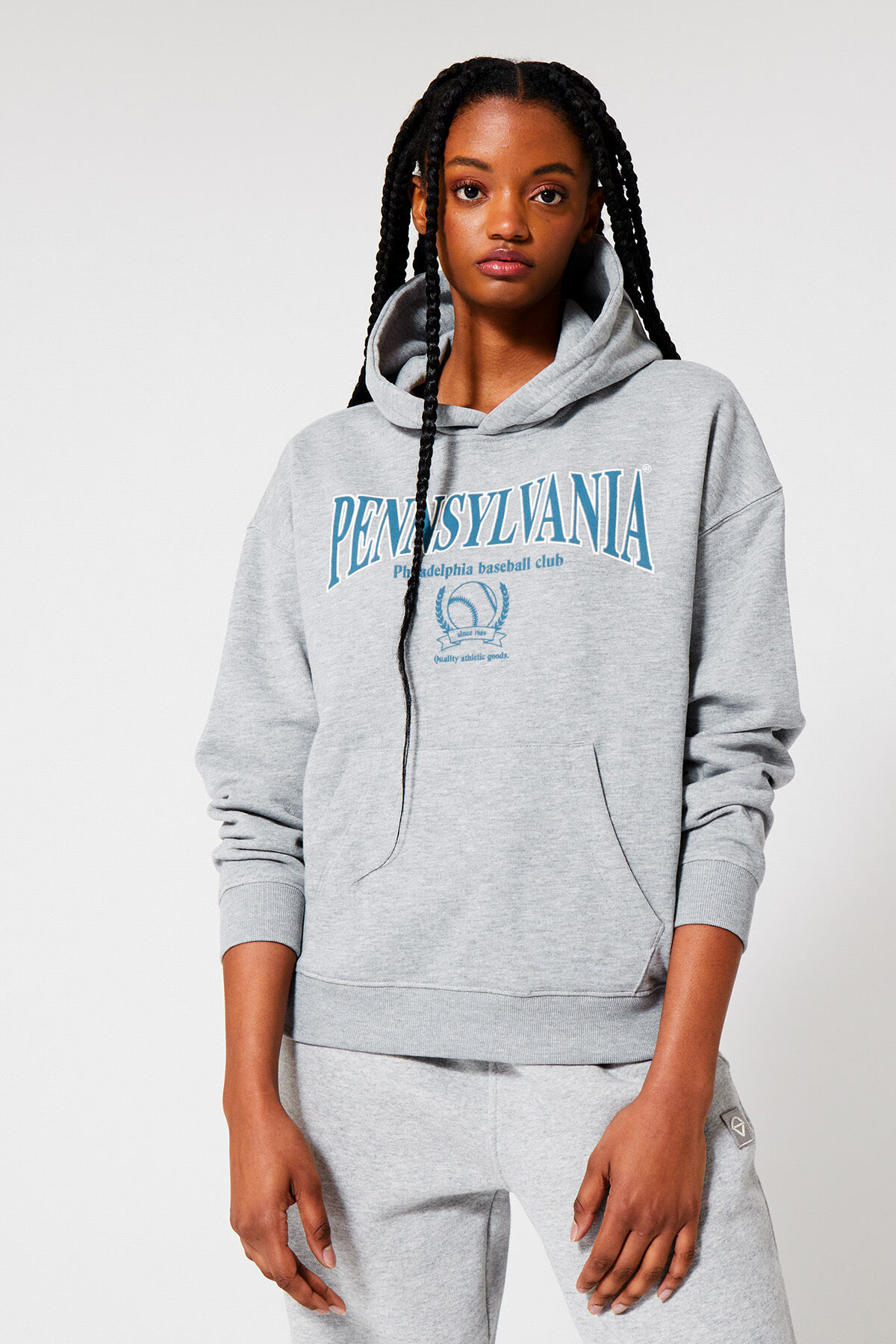 Ladies grey hoodie new arrivals