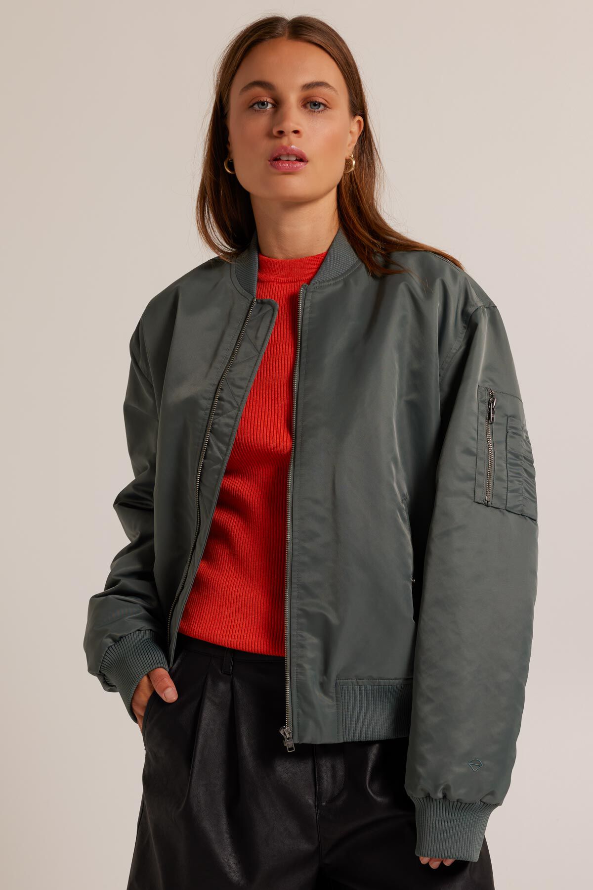Ladies store bomber jacket