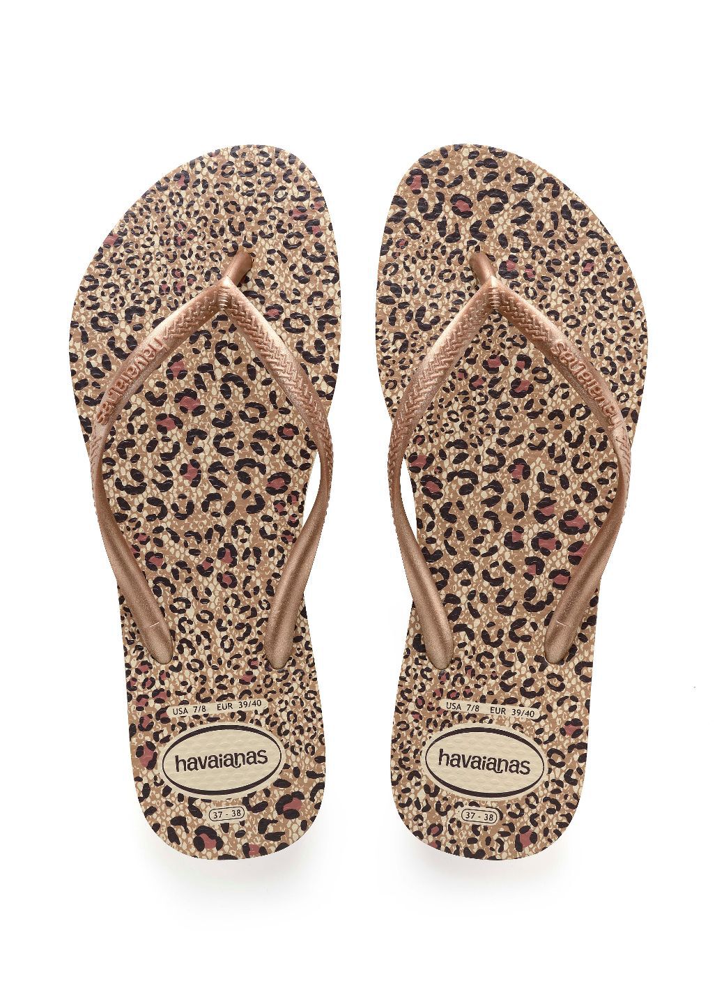 Women Havaianas Slim Animal Beige America Today