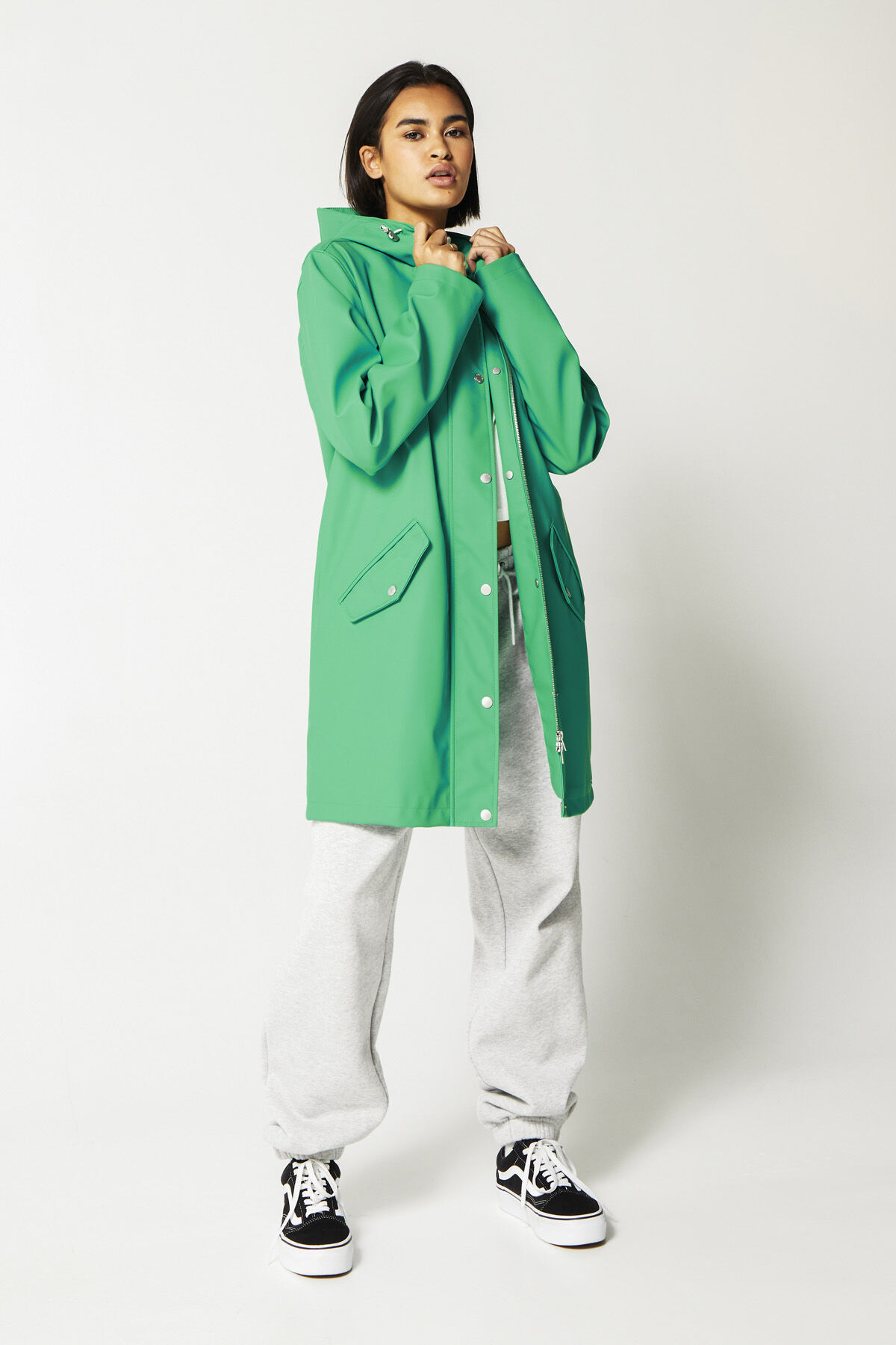 Regenjas janice groen online