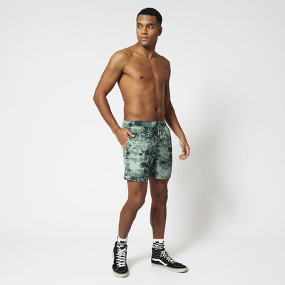 Swimming trunks with all-over print