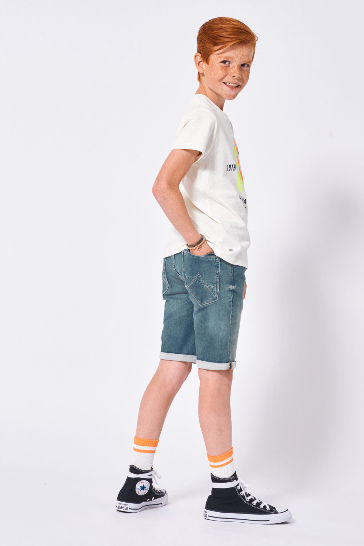 Jogdenim short Robert Jr image number 2