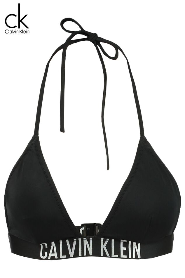 Women Bikinitop Calvin Klein Triangle Black - Main Image