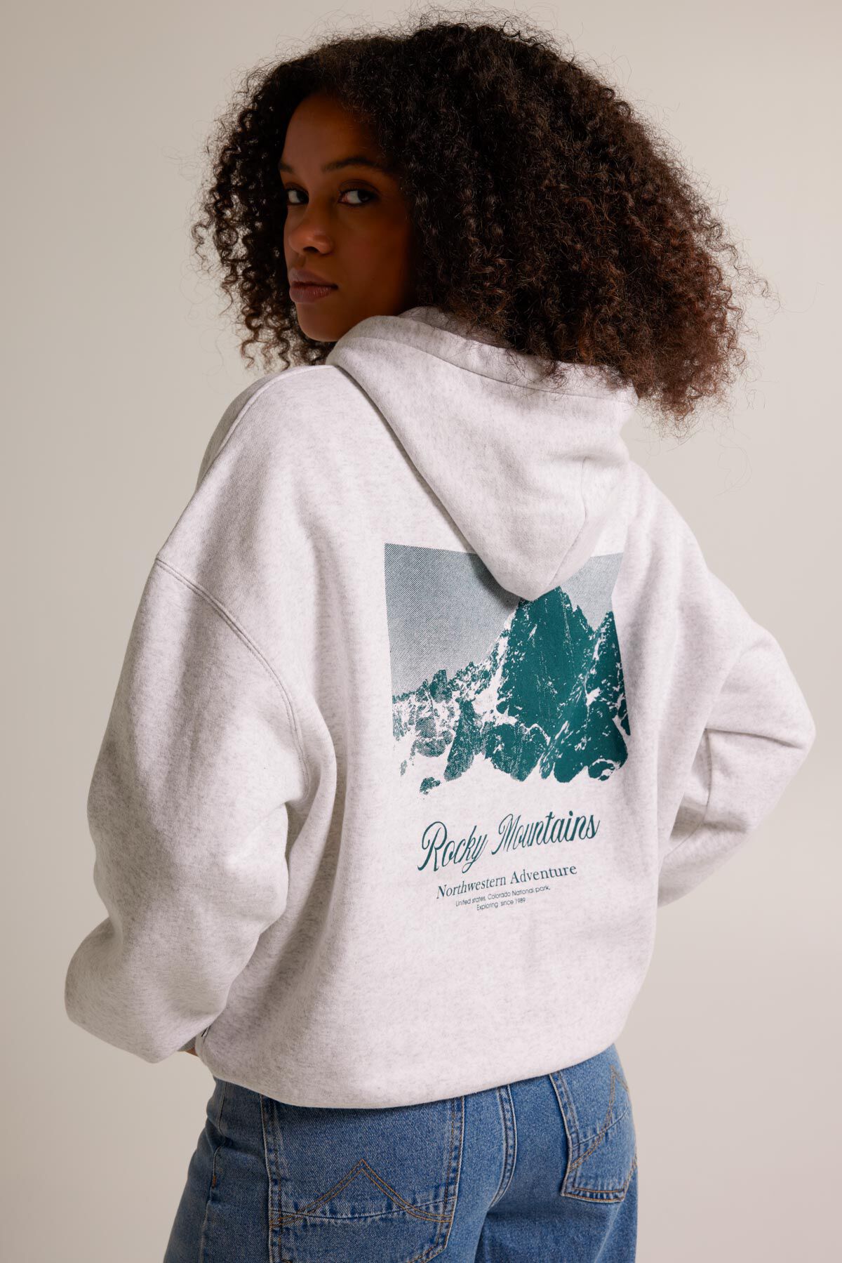 Hoodie print dames online