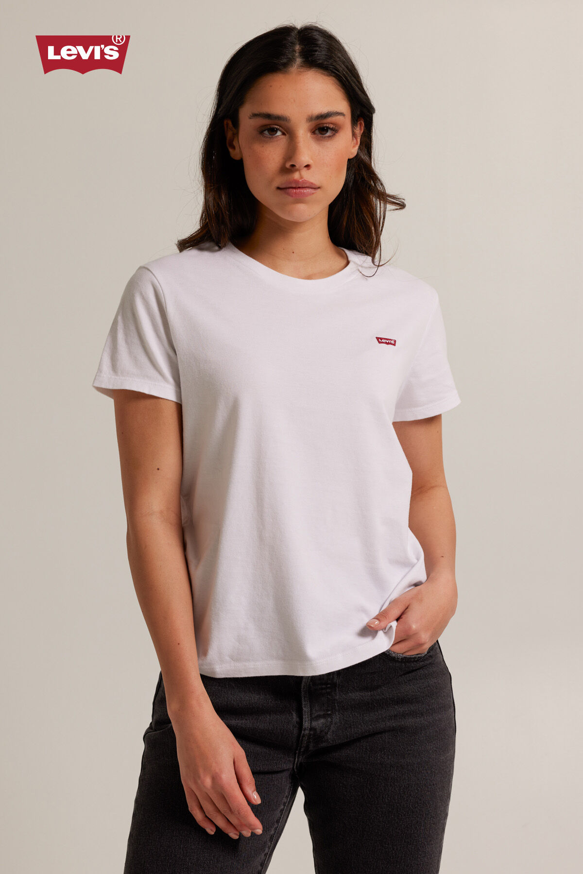 Ladies levi t shirts best sale