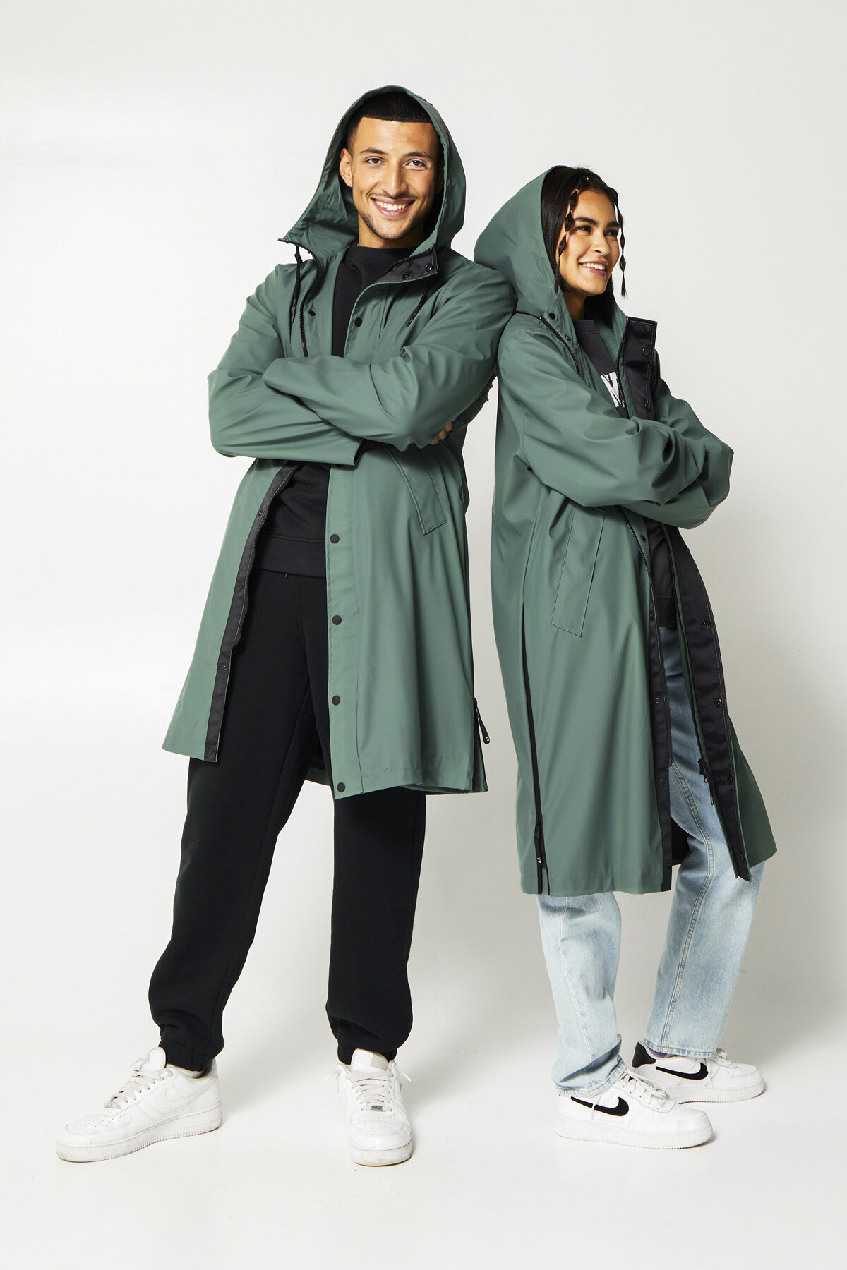 Groene regenjas america today hot sale