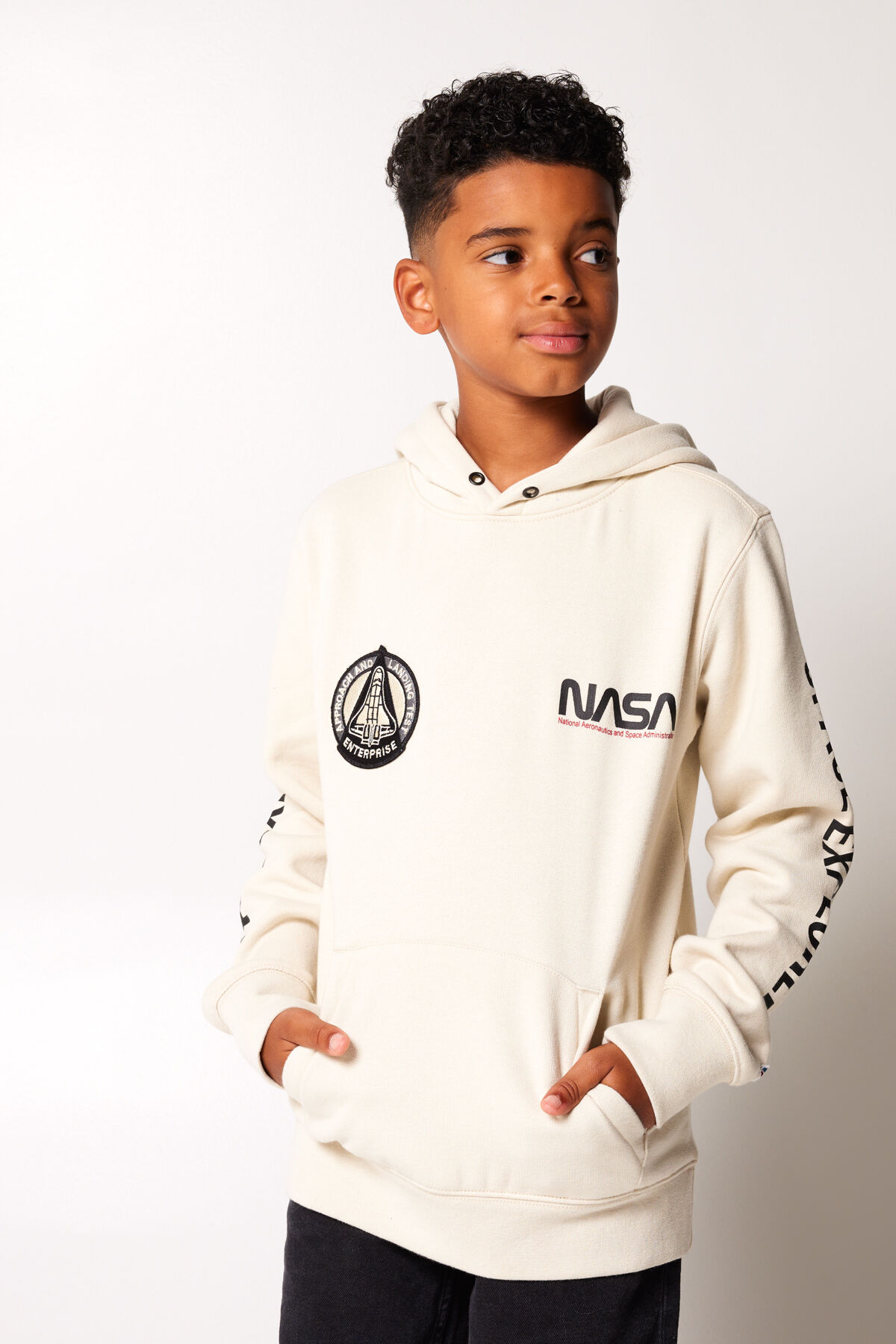 Nasa hoodie clearance beige