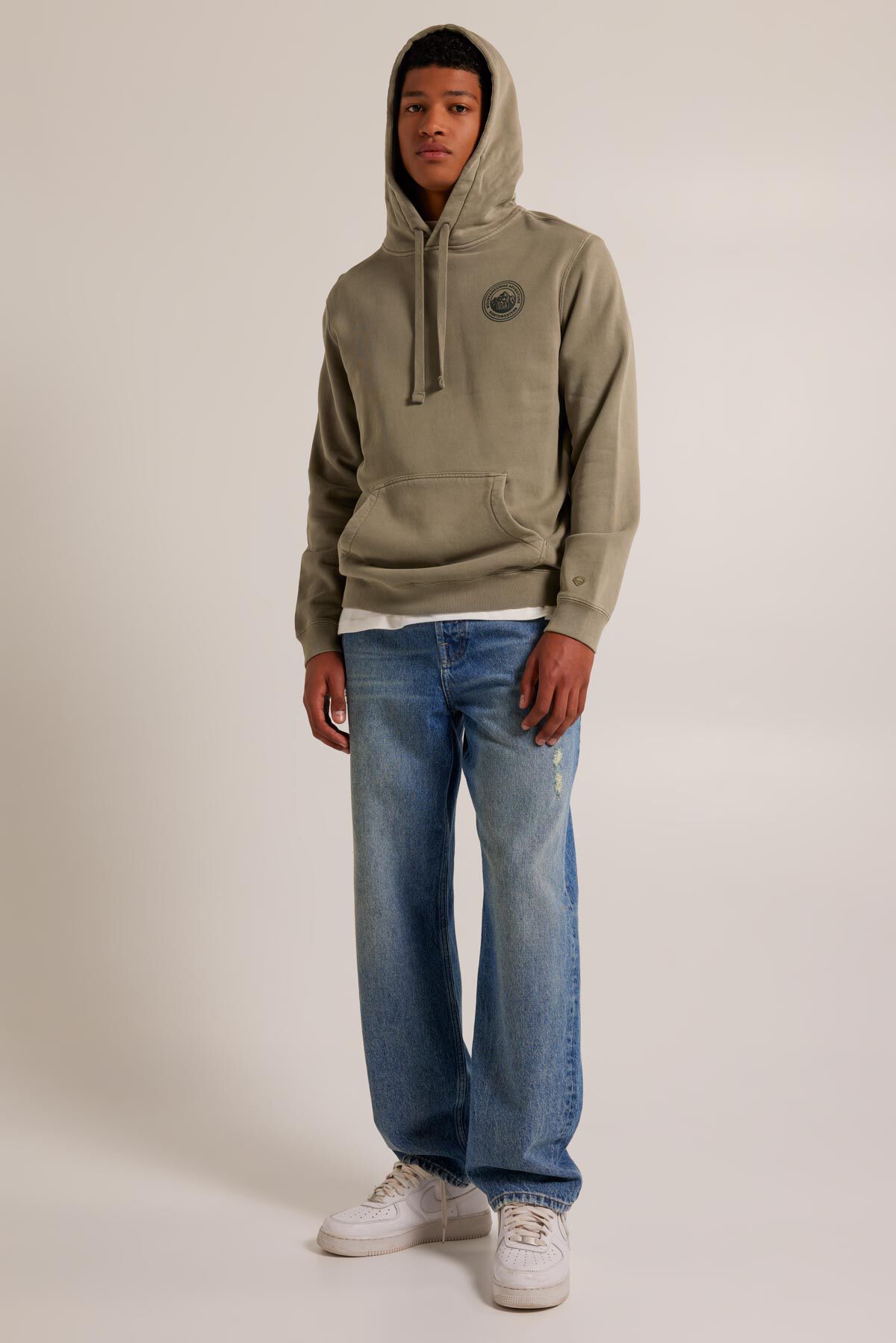 hoodie-stone-hood-men-green- 【送料込】ブリッドシートレール