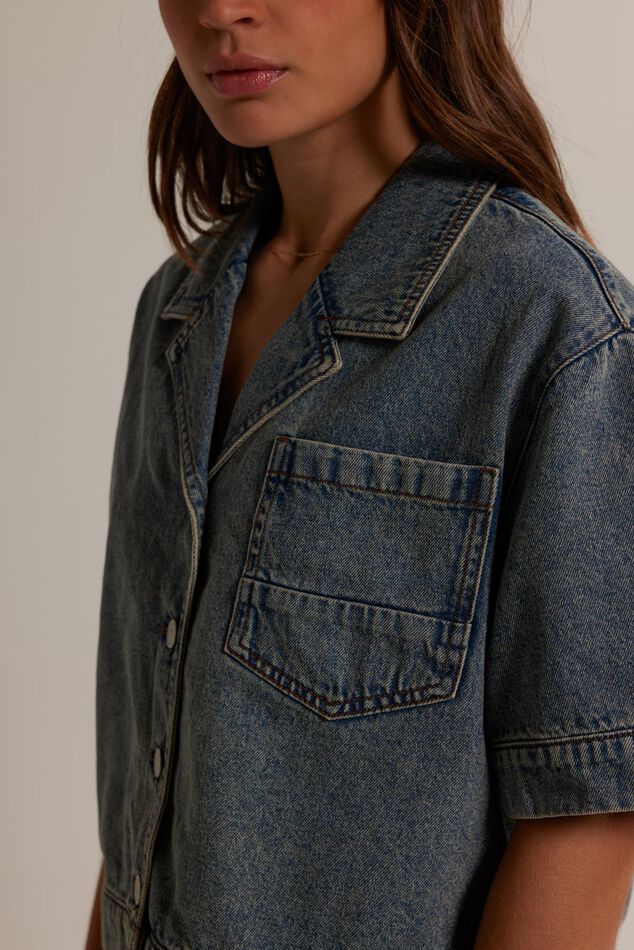 Denim overhemd Irie image number 3