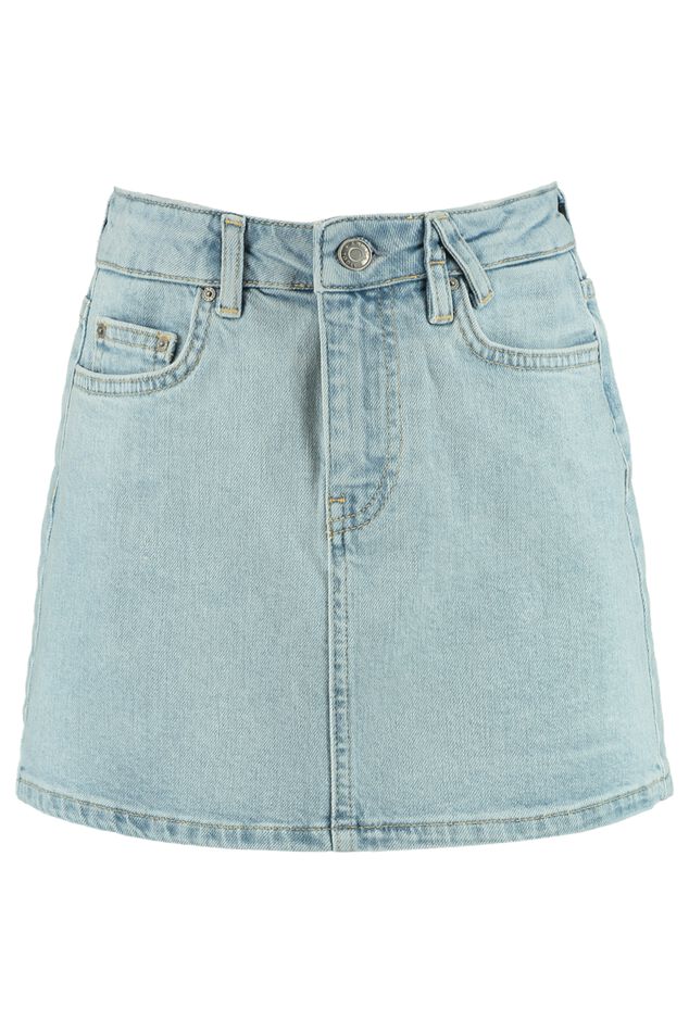 Meme Junior A-Line Knit Skirt – Black Knee-Length Stretch Skirt For Casual Wear