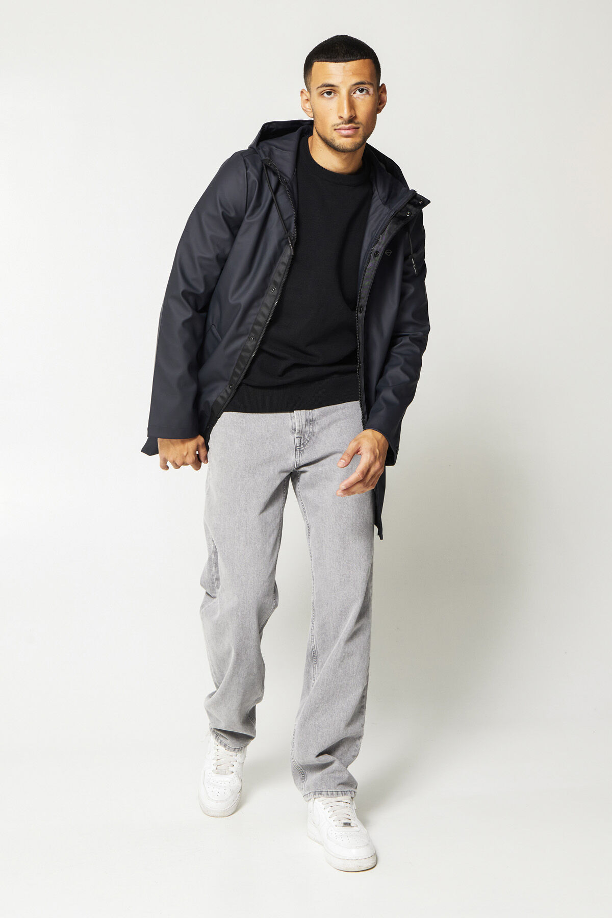 Men Rain jacket Jace Deep blue America Today