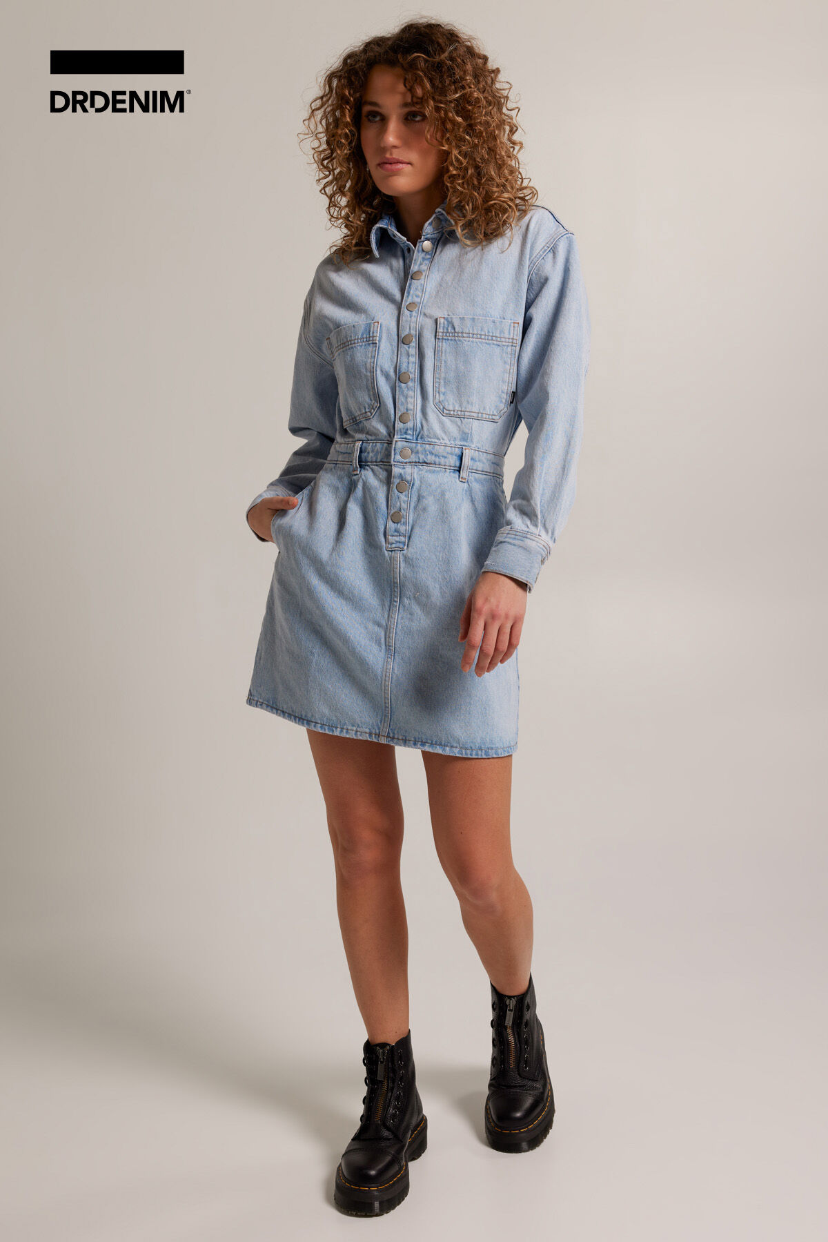 Dr denim dress clearance