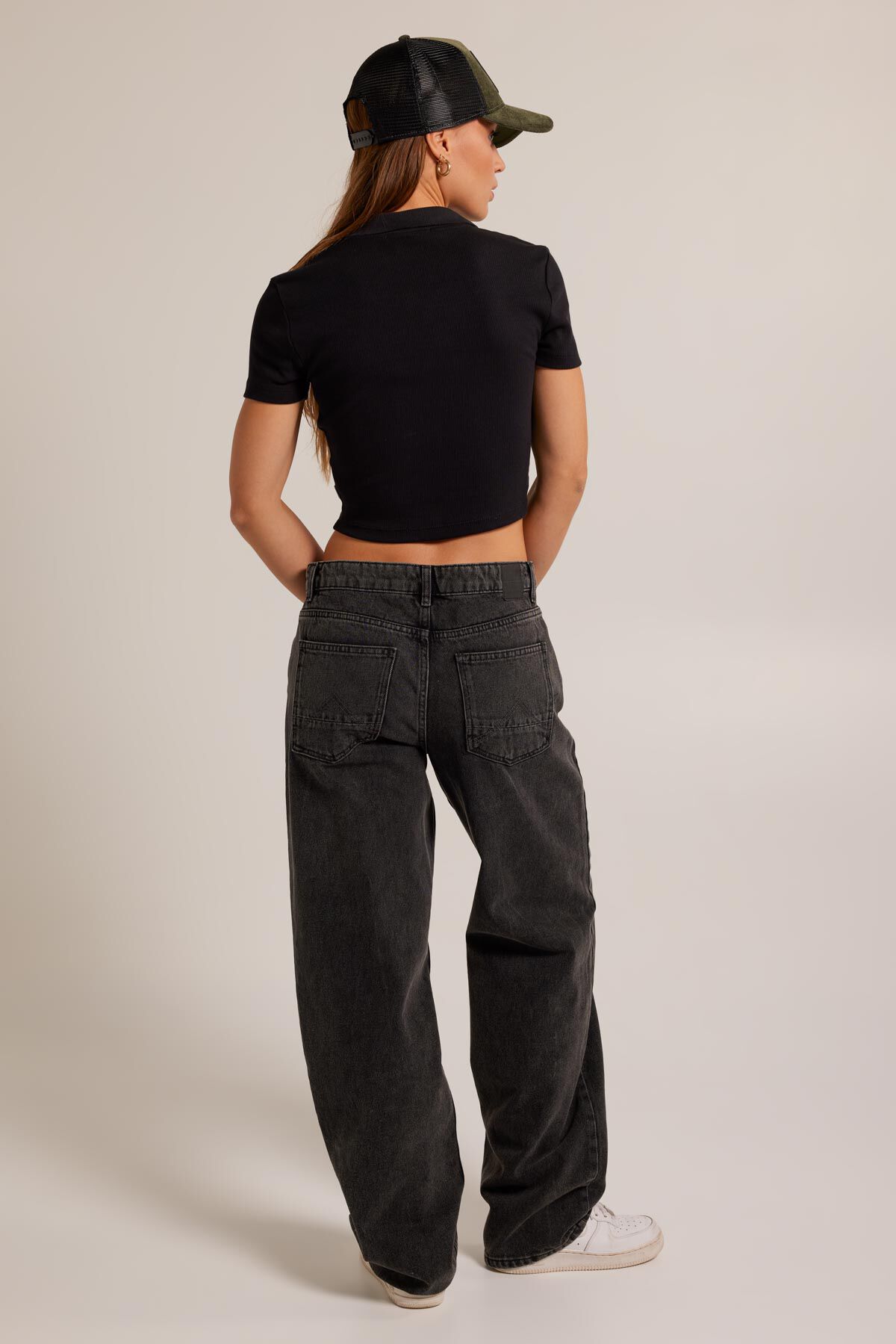 Women Jeans Montana Washed black | America Today