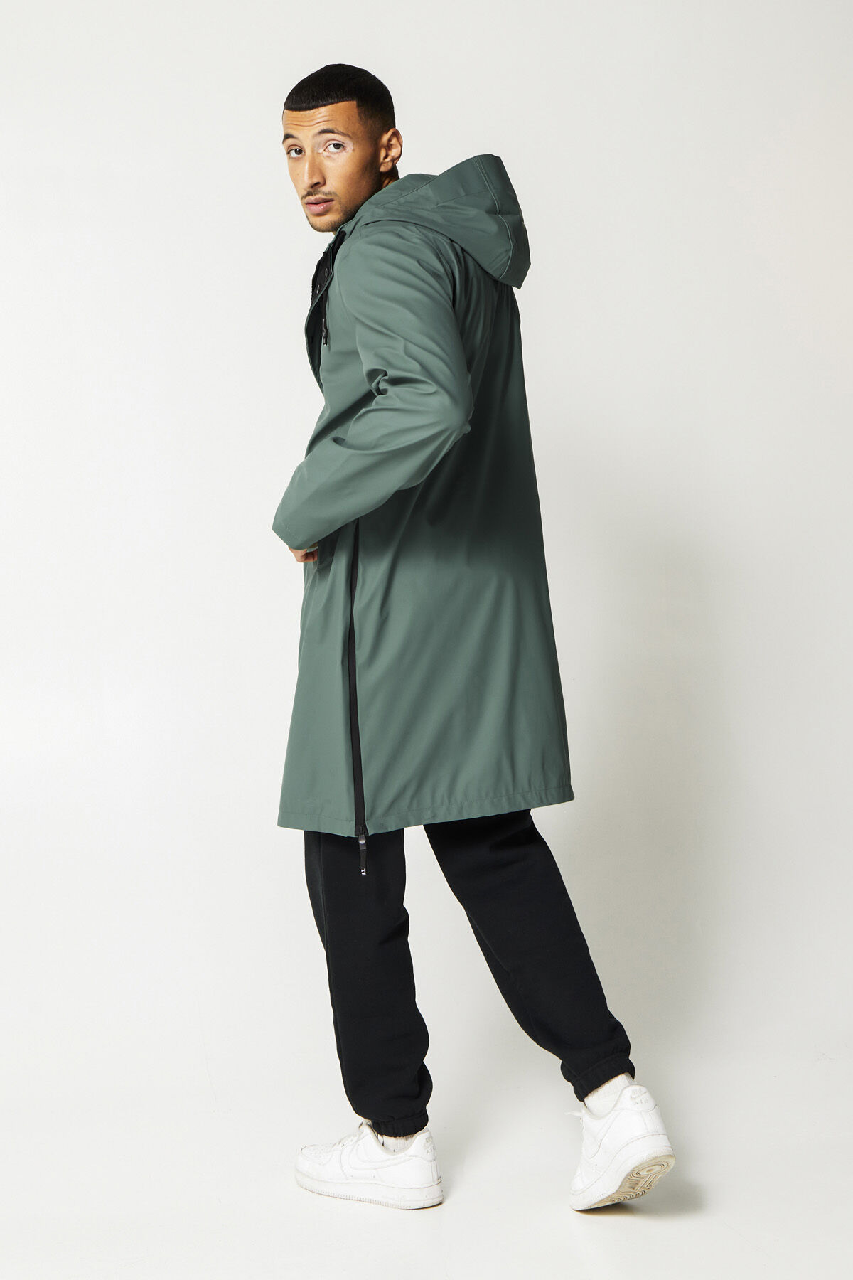 Mens parka raincoat store