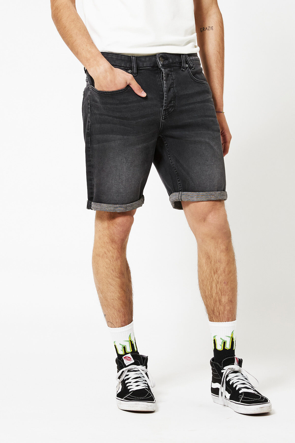 Jogdenim short Robert jog image number 1