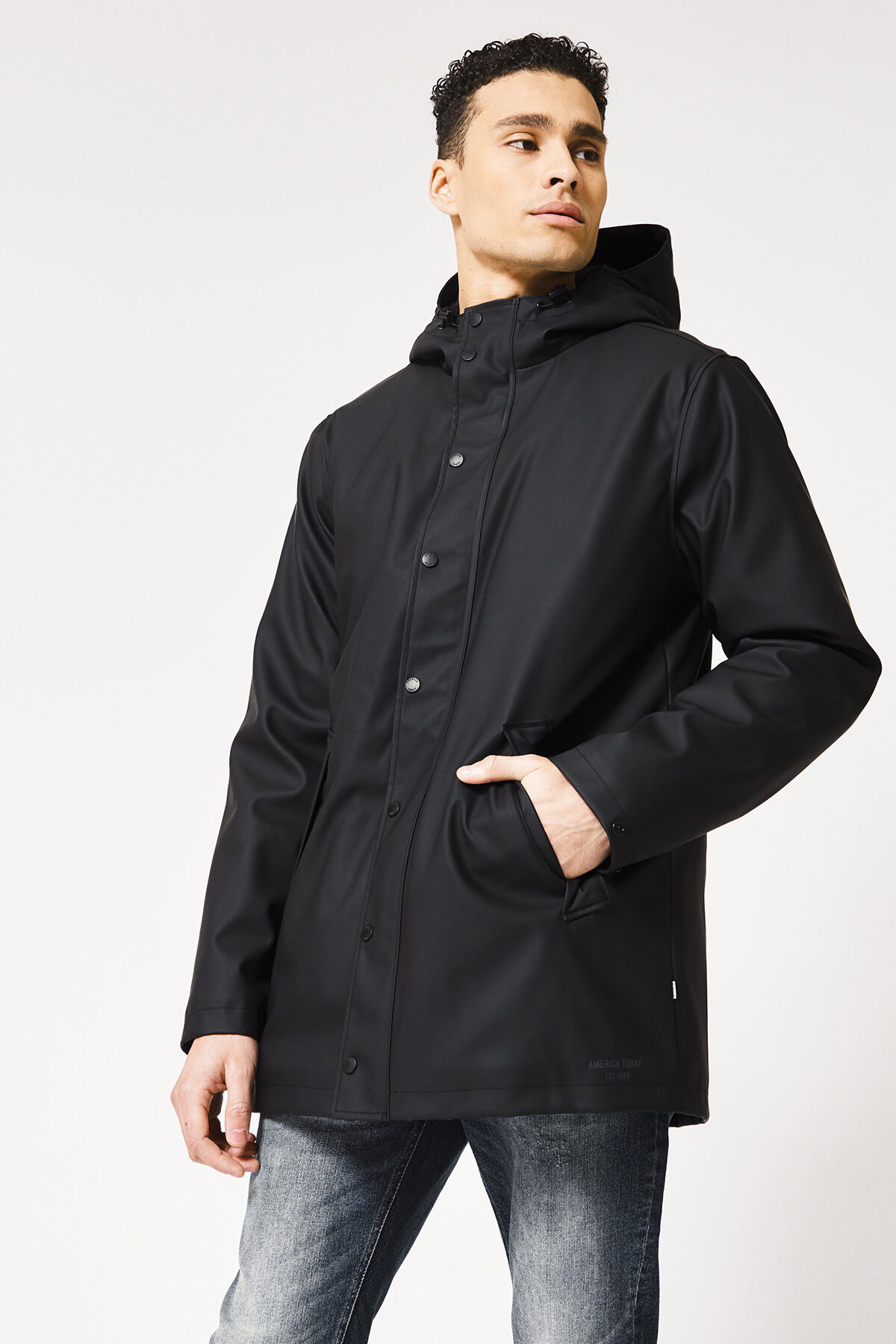 Mens padded new arrivals raincoat