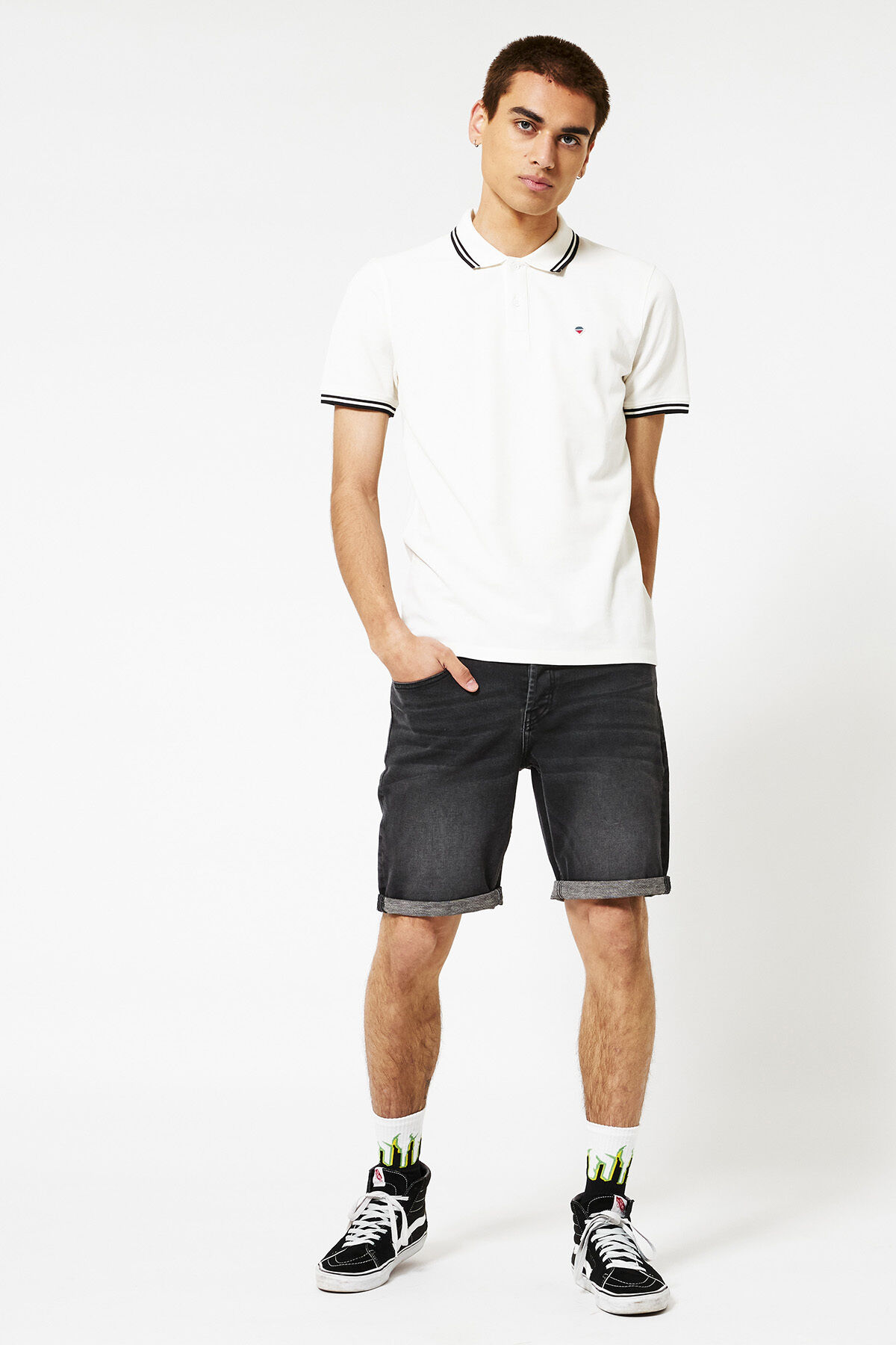 Jogdenim short Robert jog image number 0