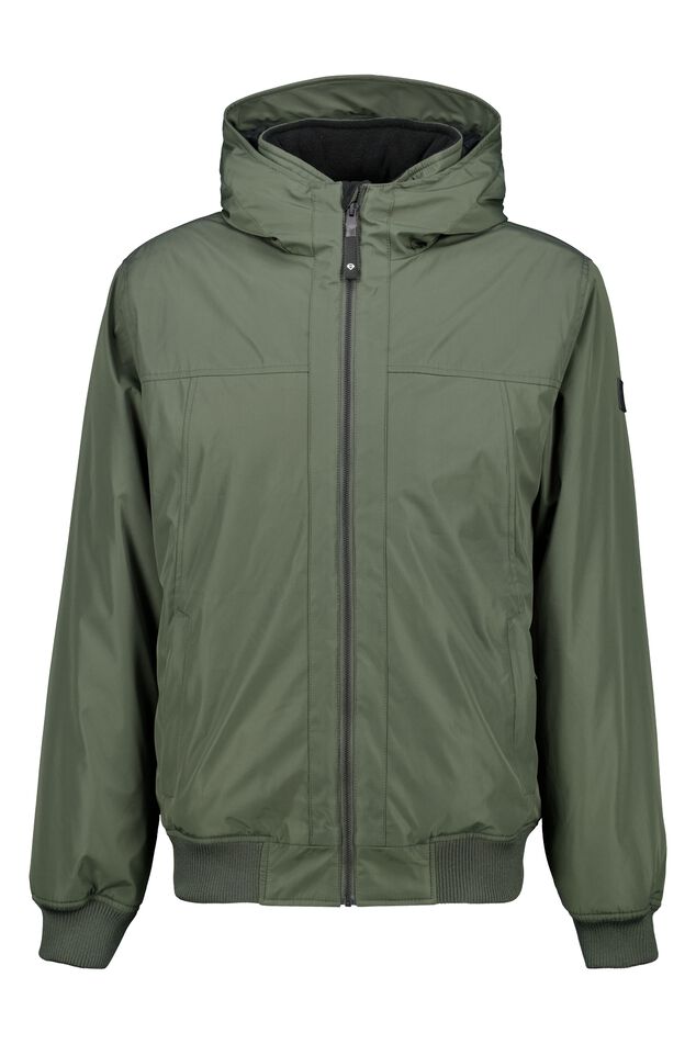 Hooded bomber jacket Justin image number 4
