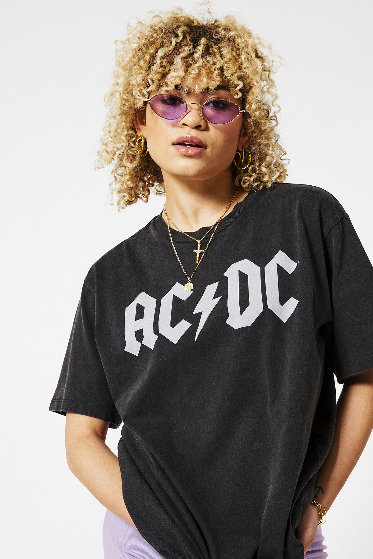 Acdc shirt store womens