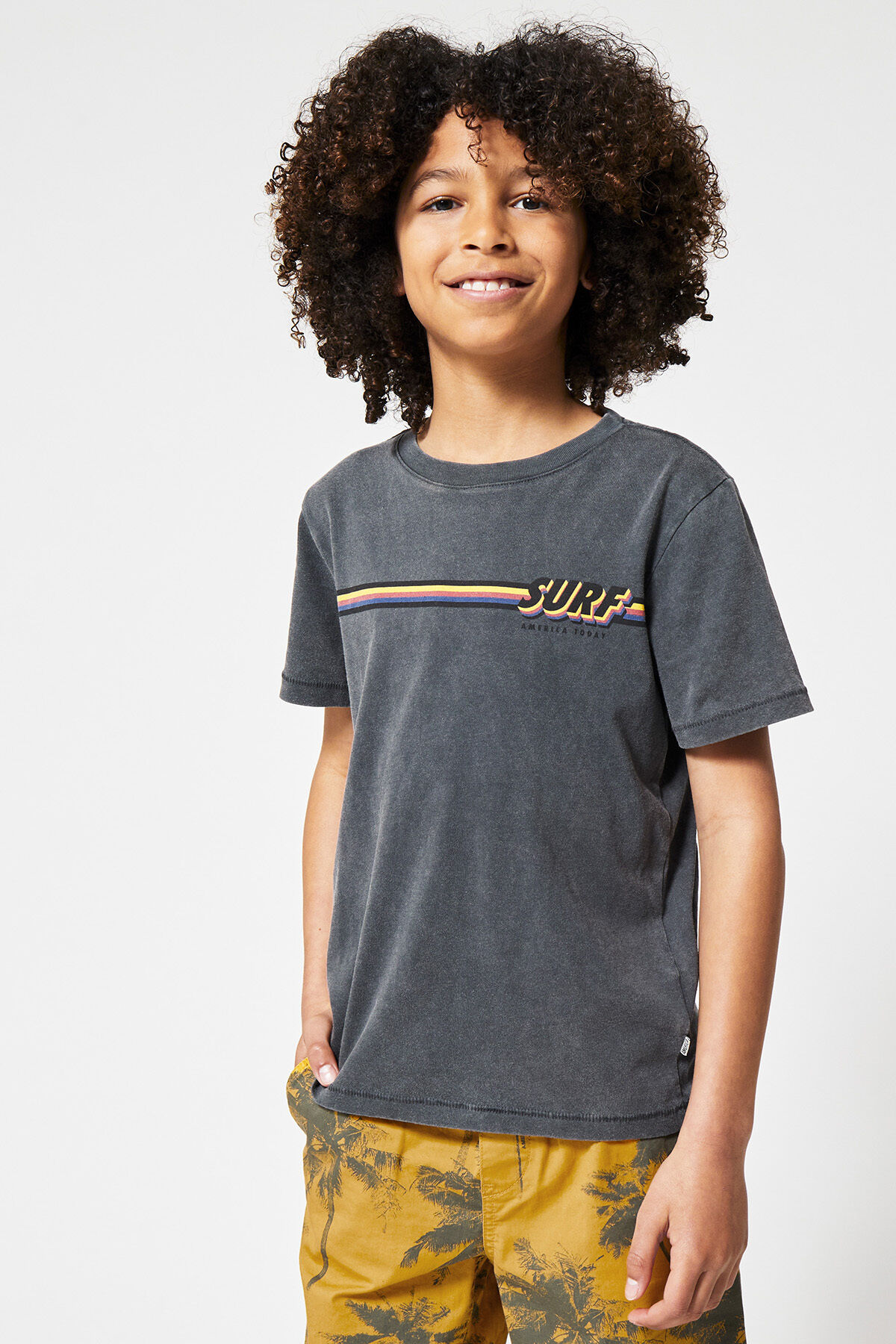 T-shirt Eamon Stripe Surf JR image number 0