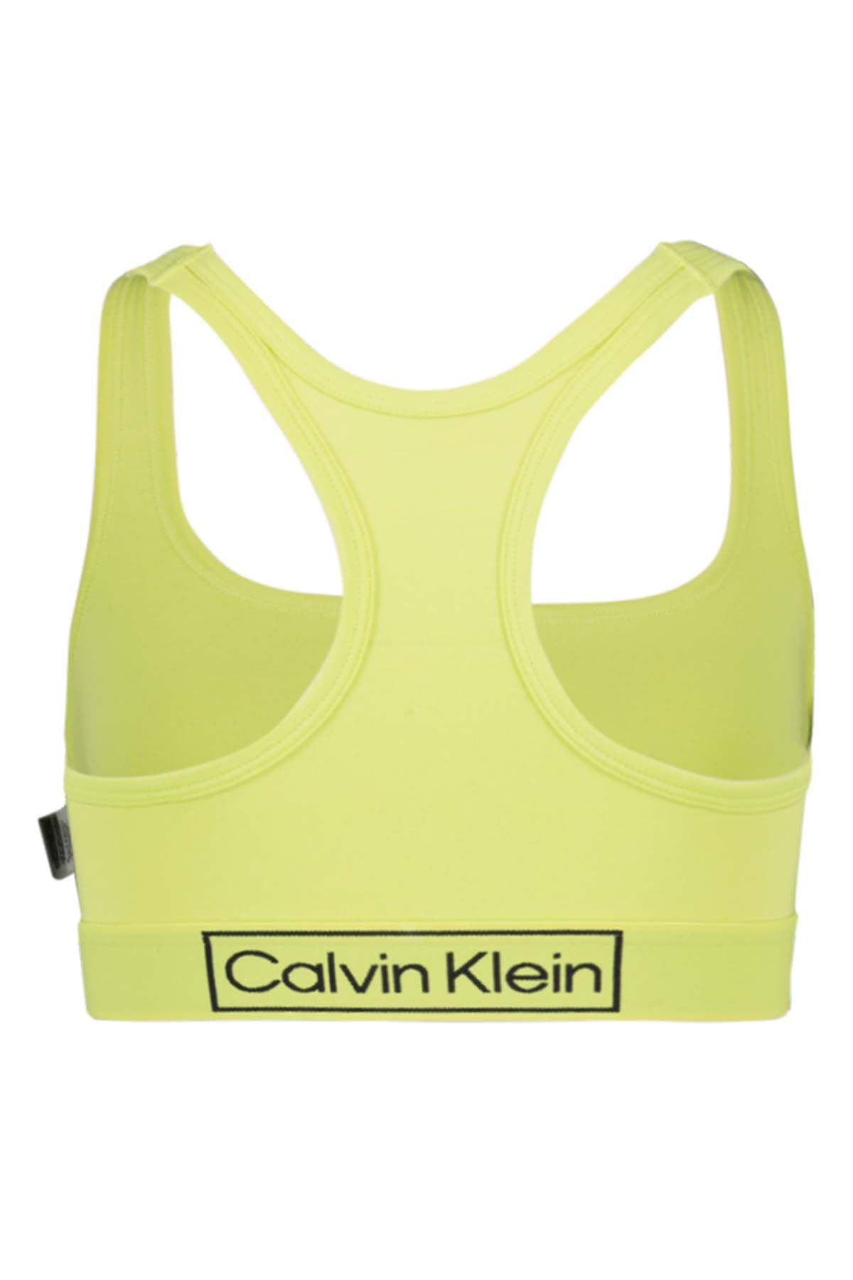 Yellow calvin klein bralette top