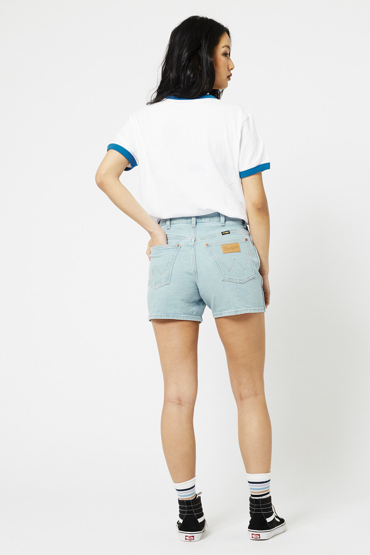 Denim short Mom short cloud nine image number 2