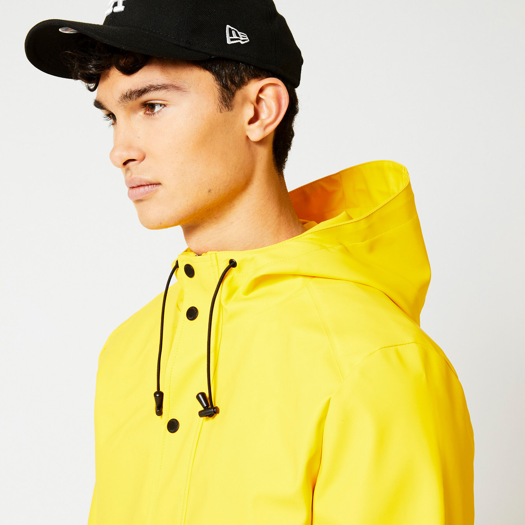 Men Raincoat men medium length Yellow Buy Online