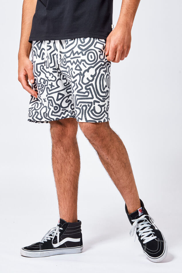 Sweat short Seb AOP image number 1