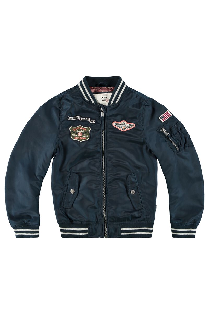 Madchen Bomberjacke Jasmine Blau Online Kaufen