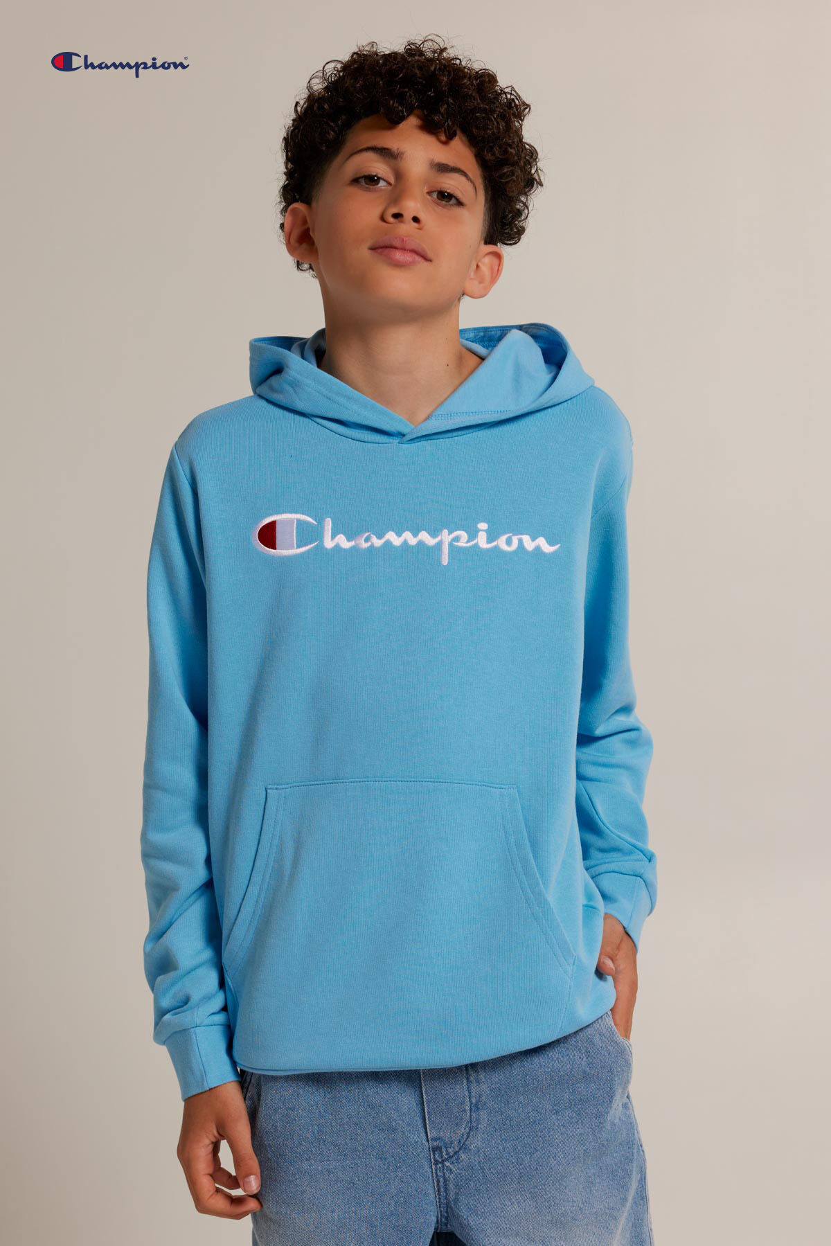Boys Champion Hooded sweatshirt Blue America Today